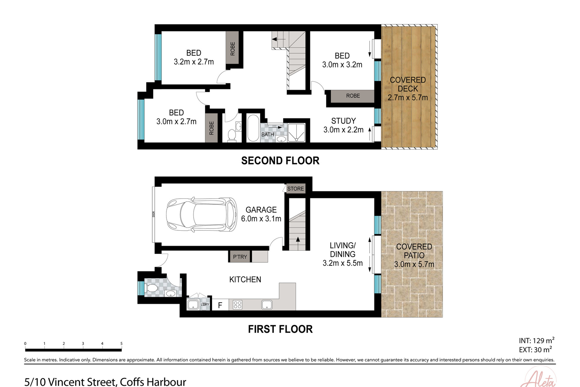 3-bedroom unit at 5 10 VINCENT STREET, COFFS HARBOUR NSW 2450, Coffs Harbour, New South Wales