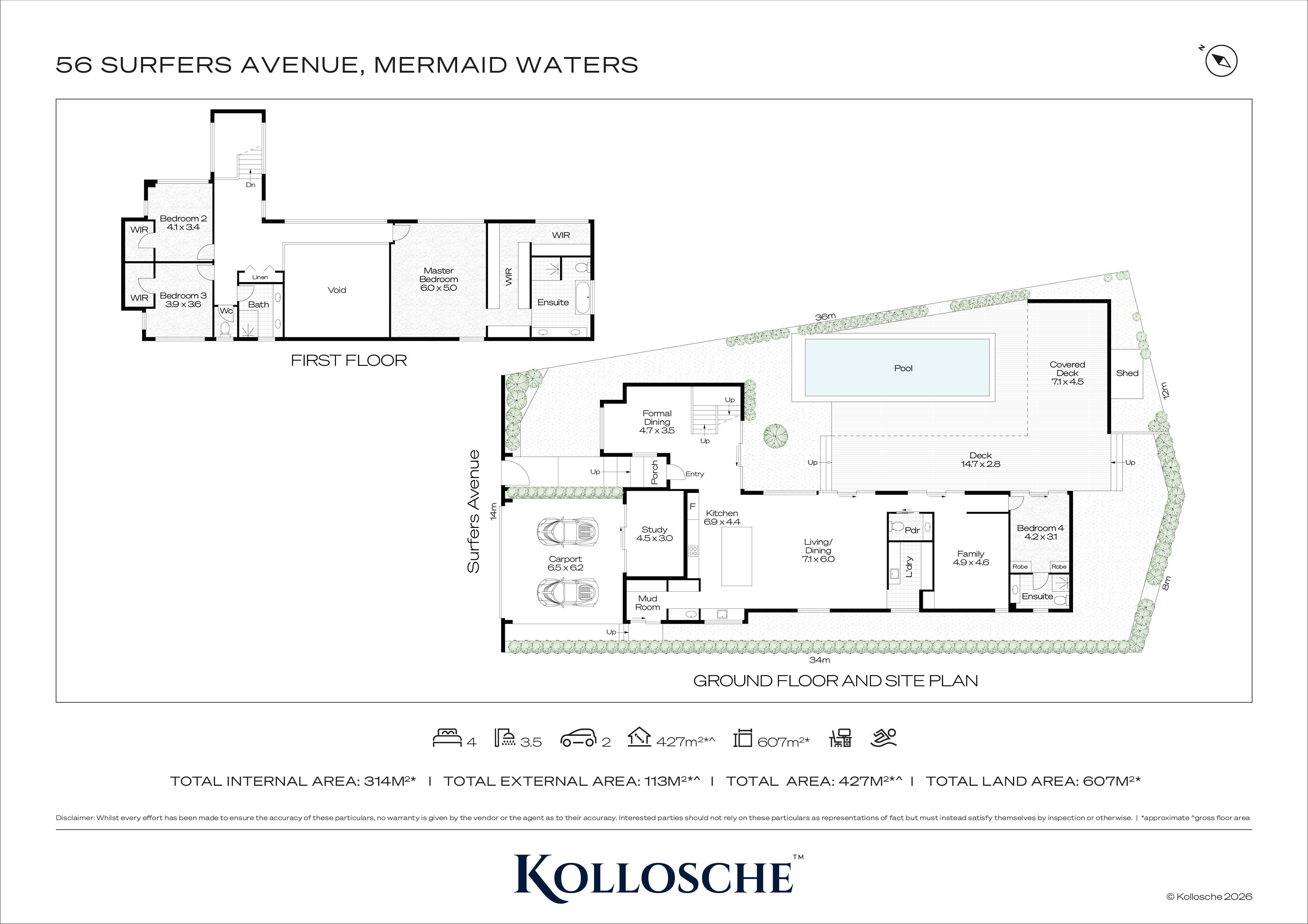 4-bedroom house at 56 SURFERS AVENUE, Mermaid Waters QLD 4218, Gold Coast, Queensland