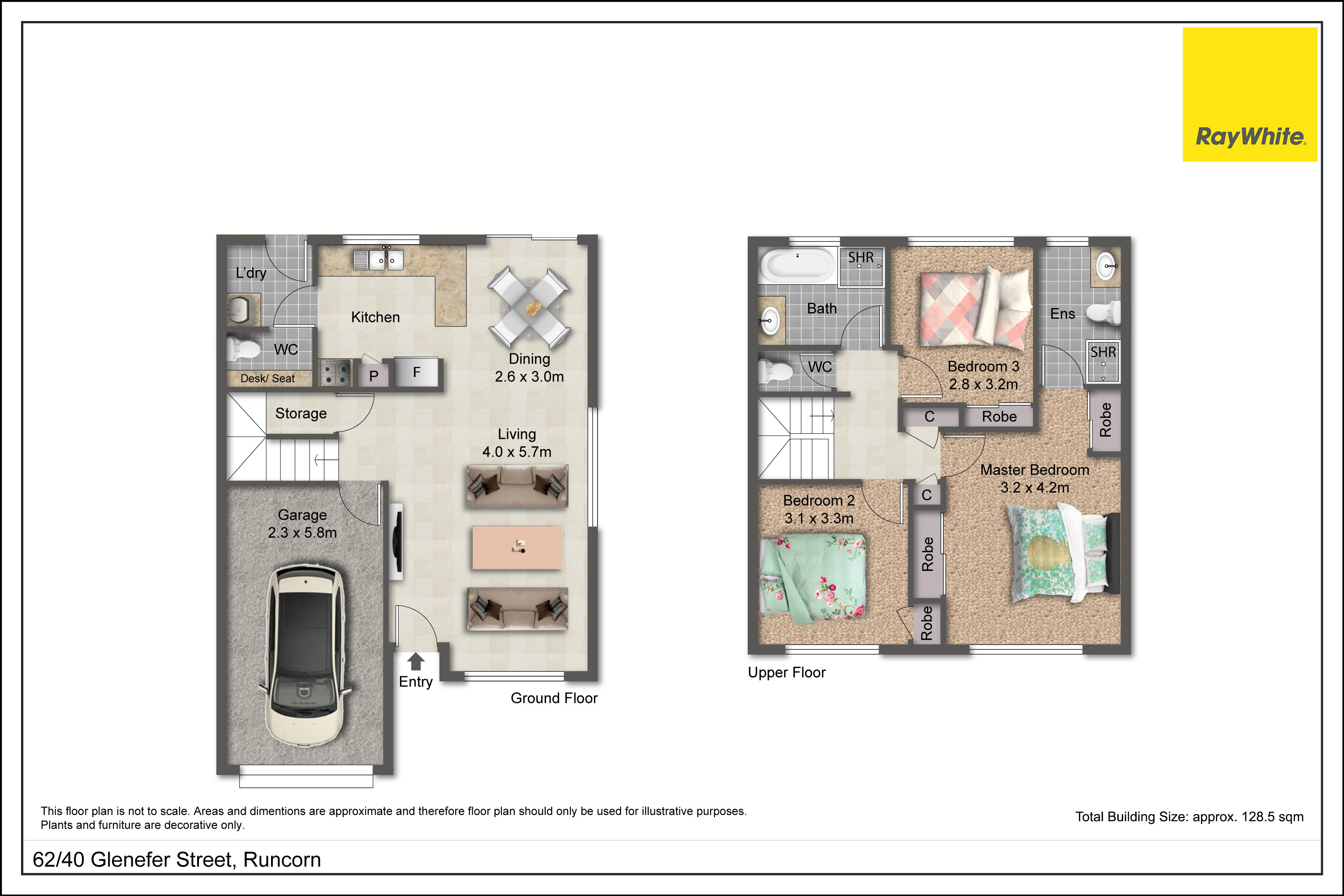 3-bedroom unit at 62 40 GLENEFER STREET, RUNCORN QLD 4113, Brisbane, Queensland