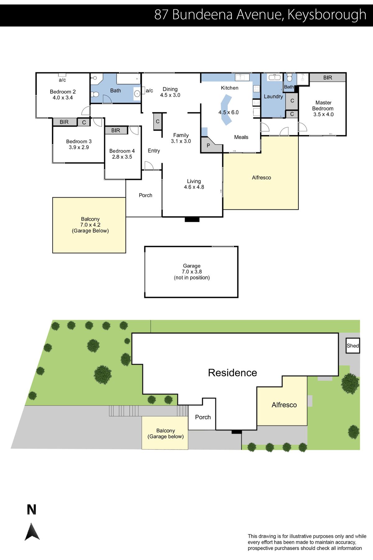 4-bedroom house at 87 Bundeena Avenue, Keysborough, VIC 3173, Greater Dandenong, Victoria