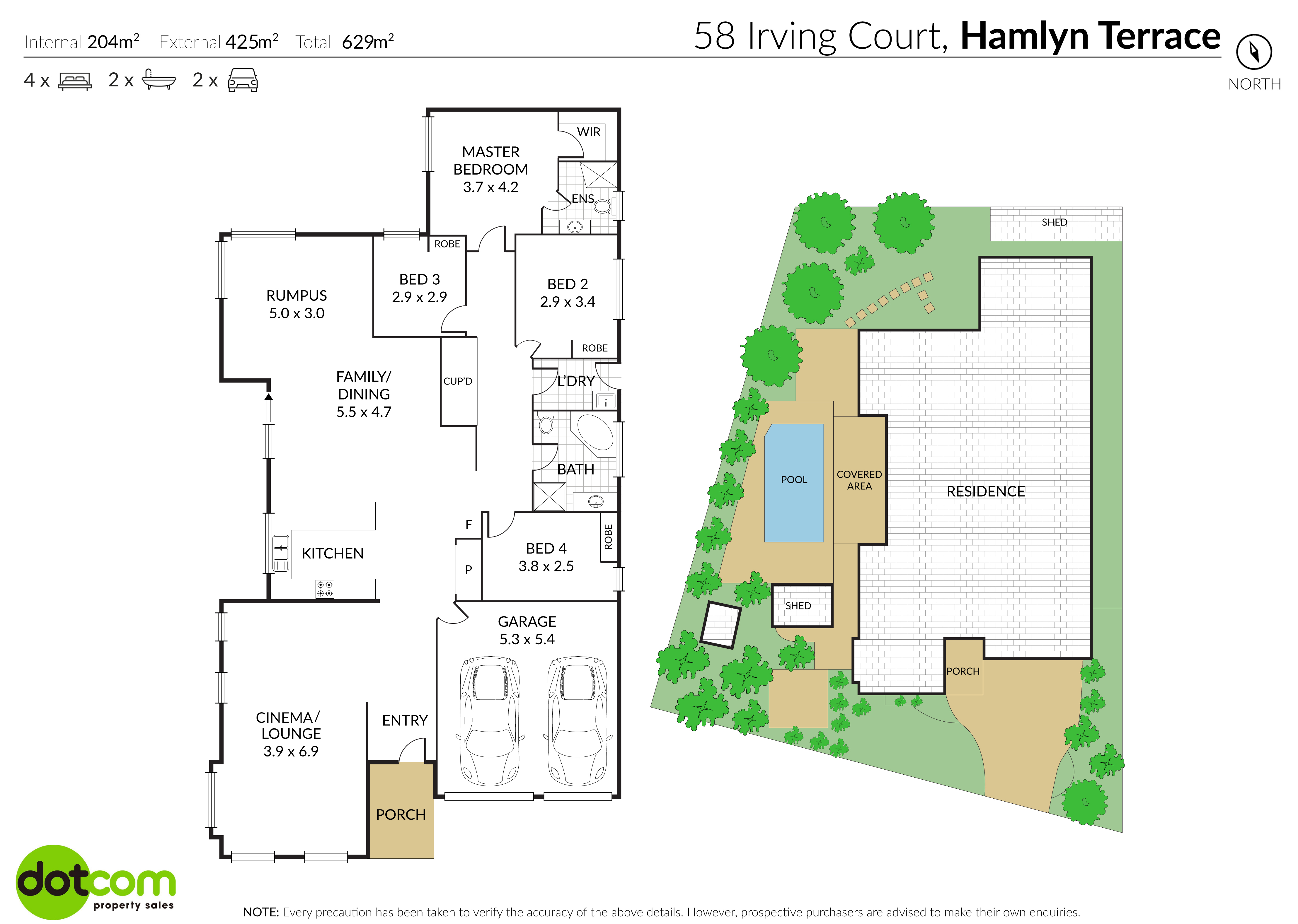 4-bedroom house at 58 Irving Court, Hamlyn Terrace, NSW 2259, Central Coast (Nsw), New South Wales