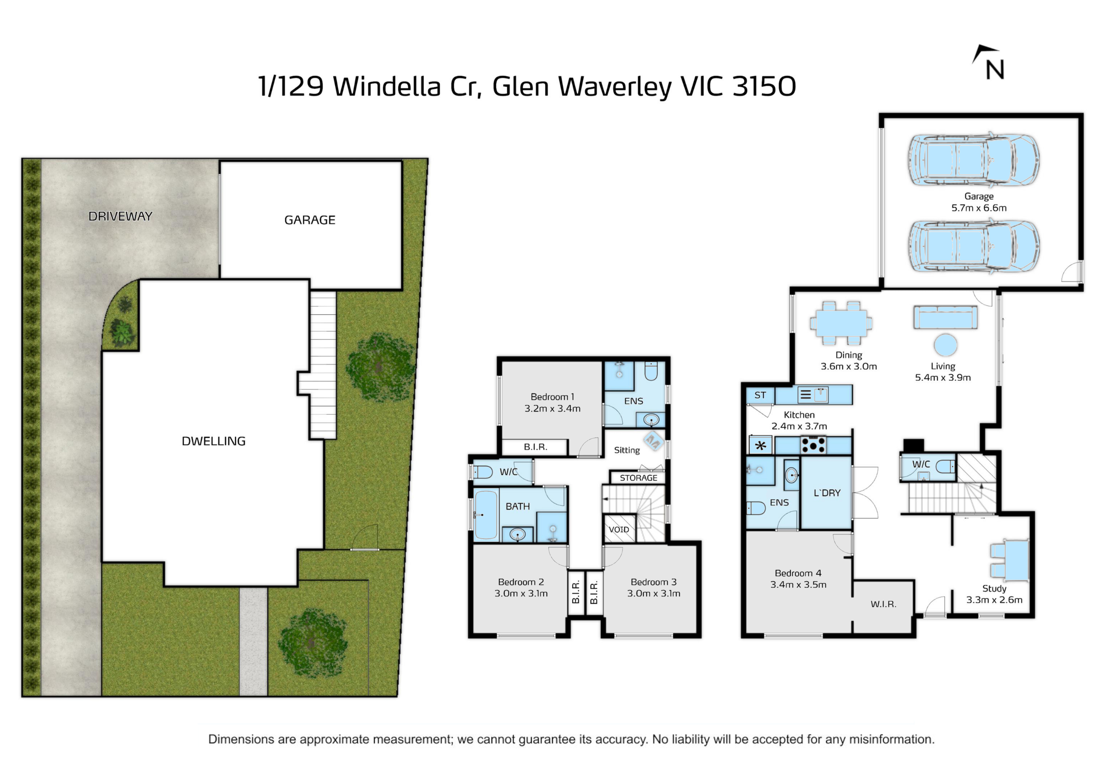 4-bedroom unit at UNIT 1 129 WINDELLA CRESCENT, Glen Waverley VIC 3150, Monash, Victoria