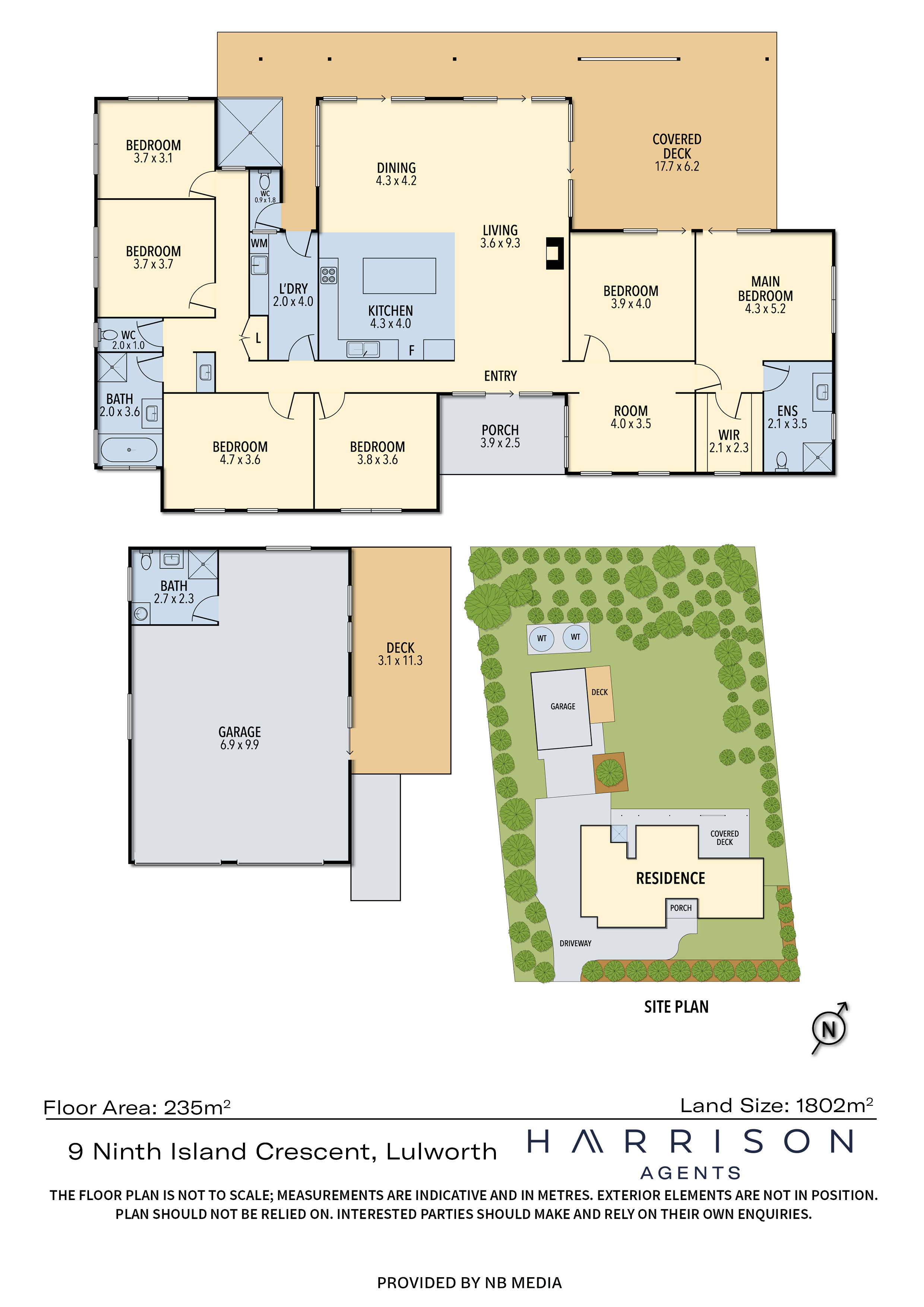 5-bedroom house at 9 Ninth Island Crescent, Lulworth, TAS 7252, George Town, Tasmania