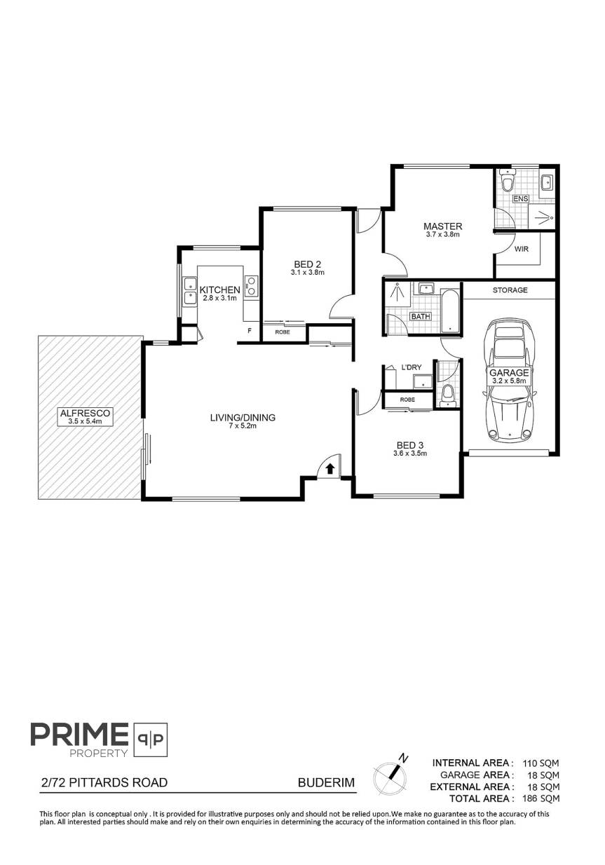 3-bedroom unit at 2/72 Pittards Road, Buderim, Qld, 4556, Sunshine Coast, Queensland
