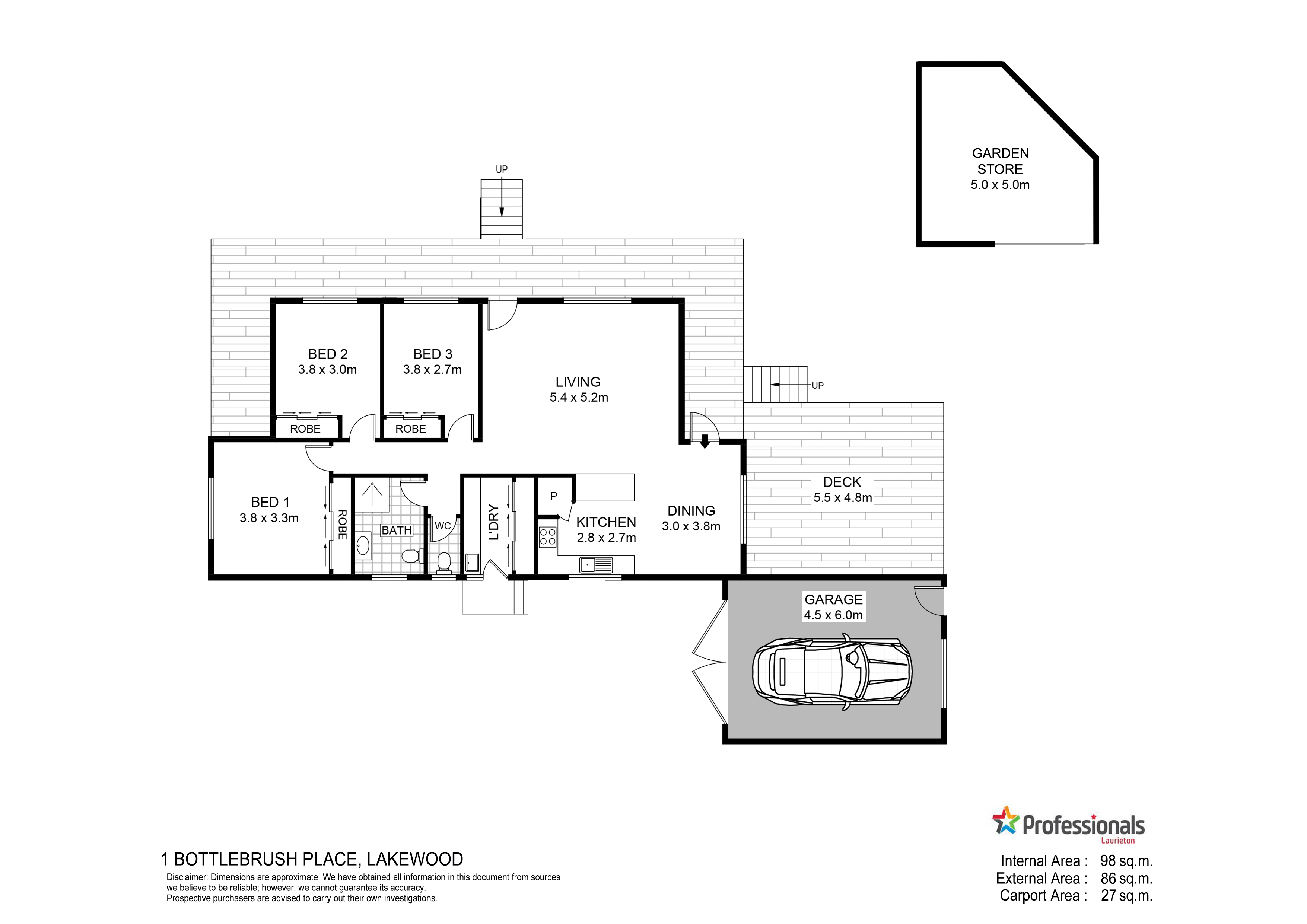 3-bedroom house at 1 Bottlebrush Place, Lakewood, NSW 2443, Port Macquarie-Hastings, New South Wales