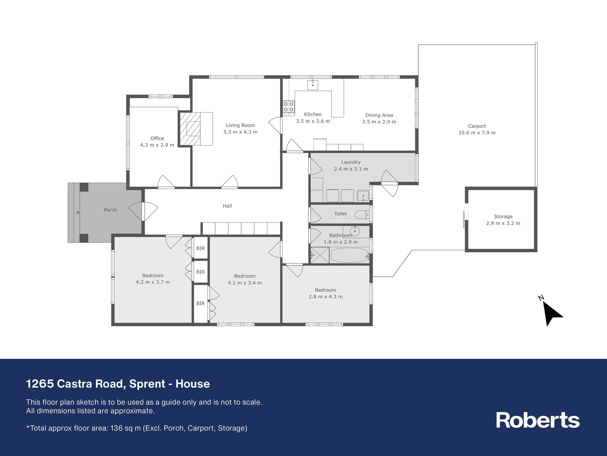 3-bedroom house at 1265 Castra Road, Sprent, TAS 7315, , Tasmania