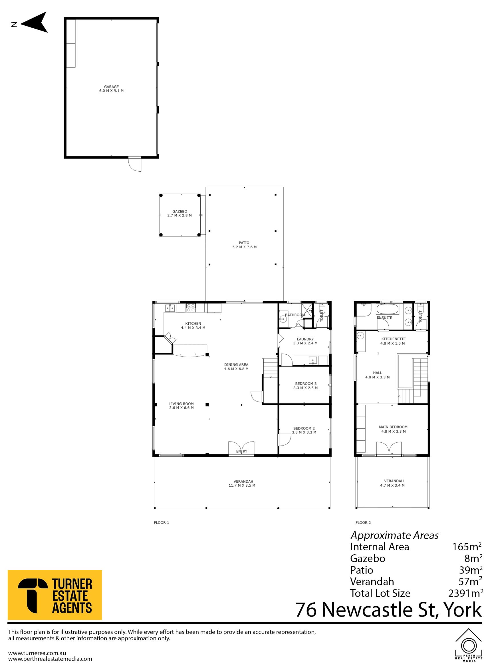 3-bedroom house at 76 Newcastle Street, York, WA 6302, York, Western Australia