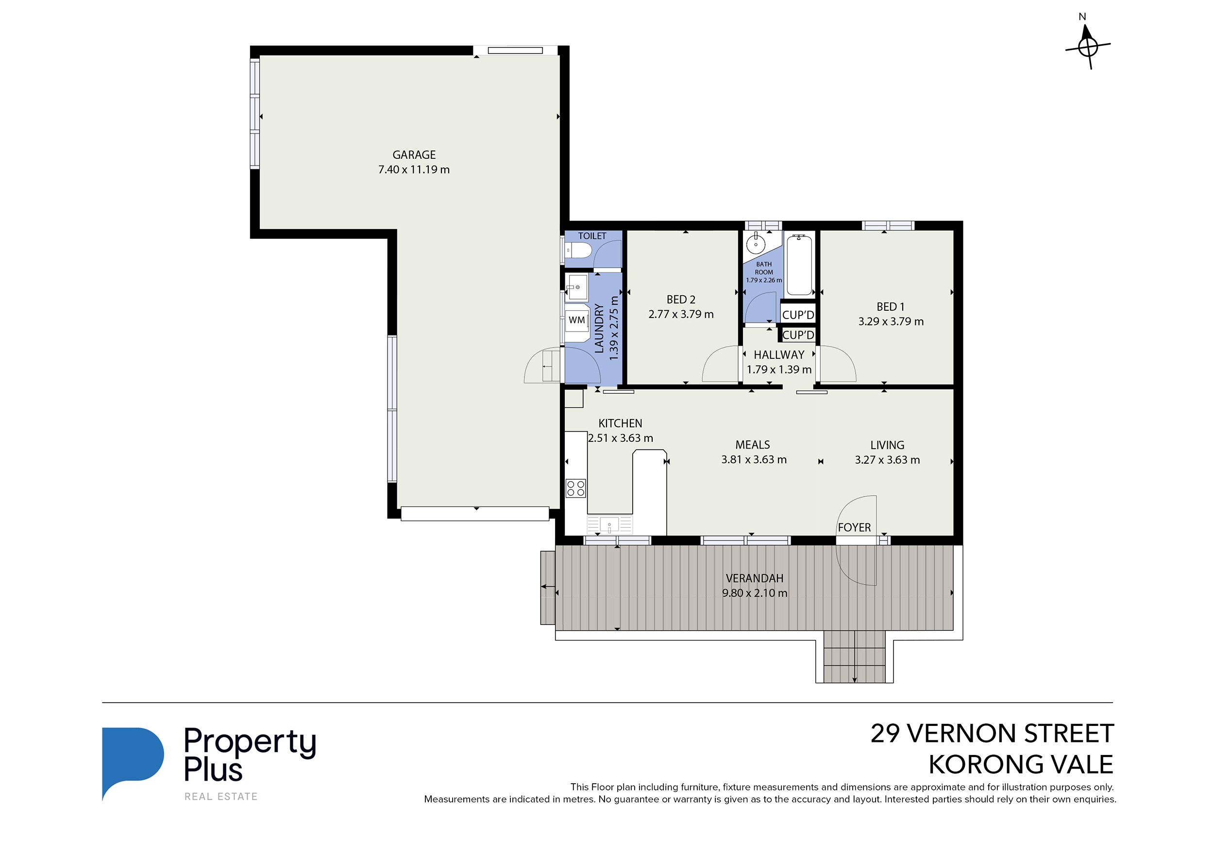 2-bedroom house at 29 Vernon Street, Korong Vale, VIC 3520, Loddon, Victoria