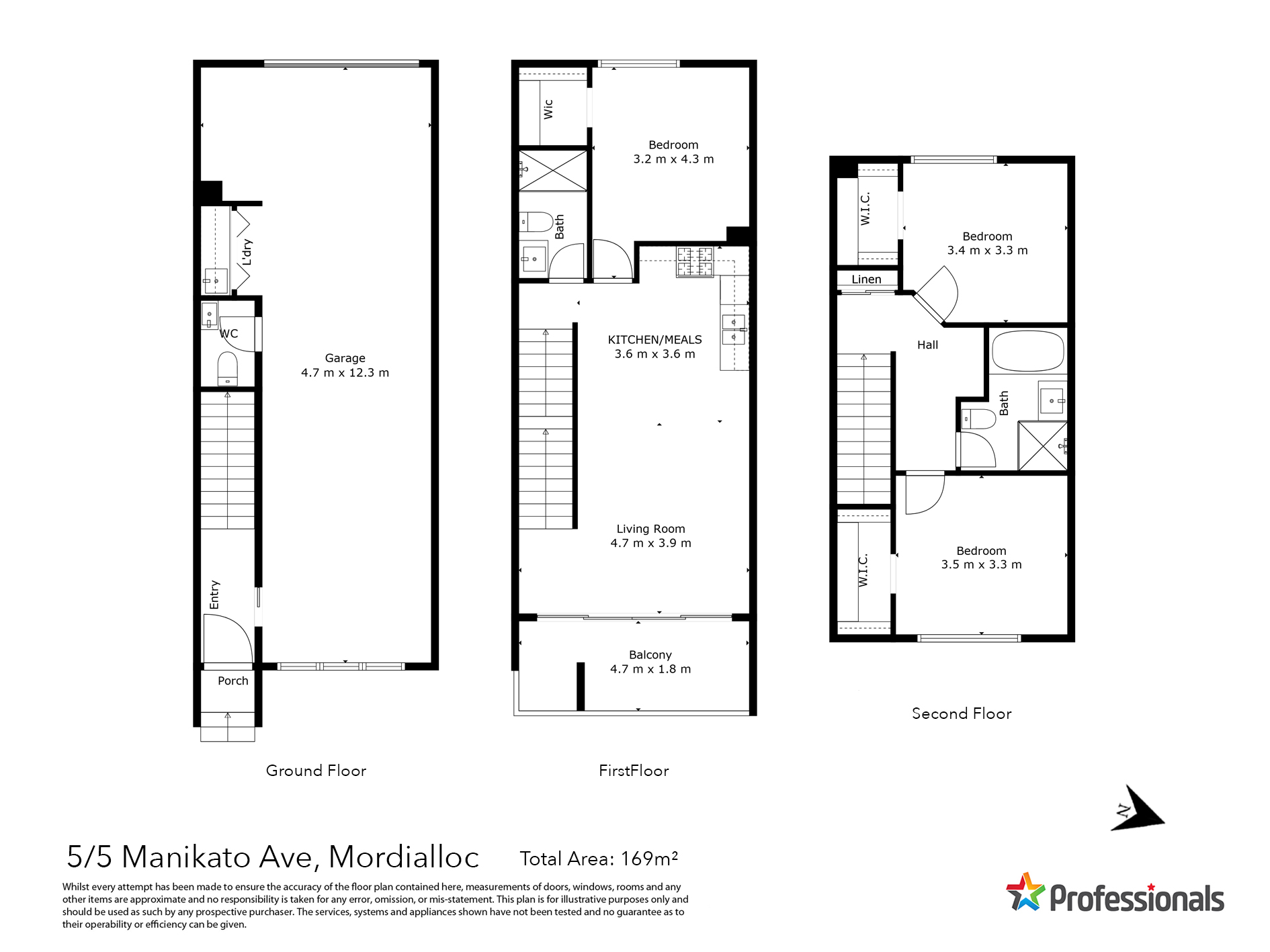 3-bedroom unit at 5 Manikato Avenue, Mordialloc, VIC 3195, Kingston (Vic.), Victoria