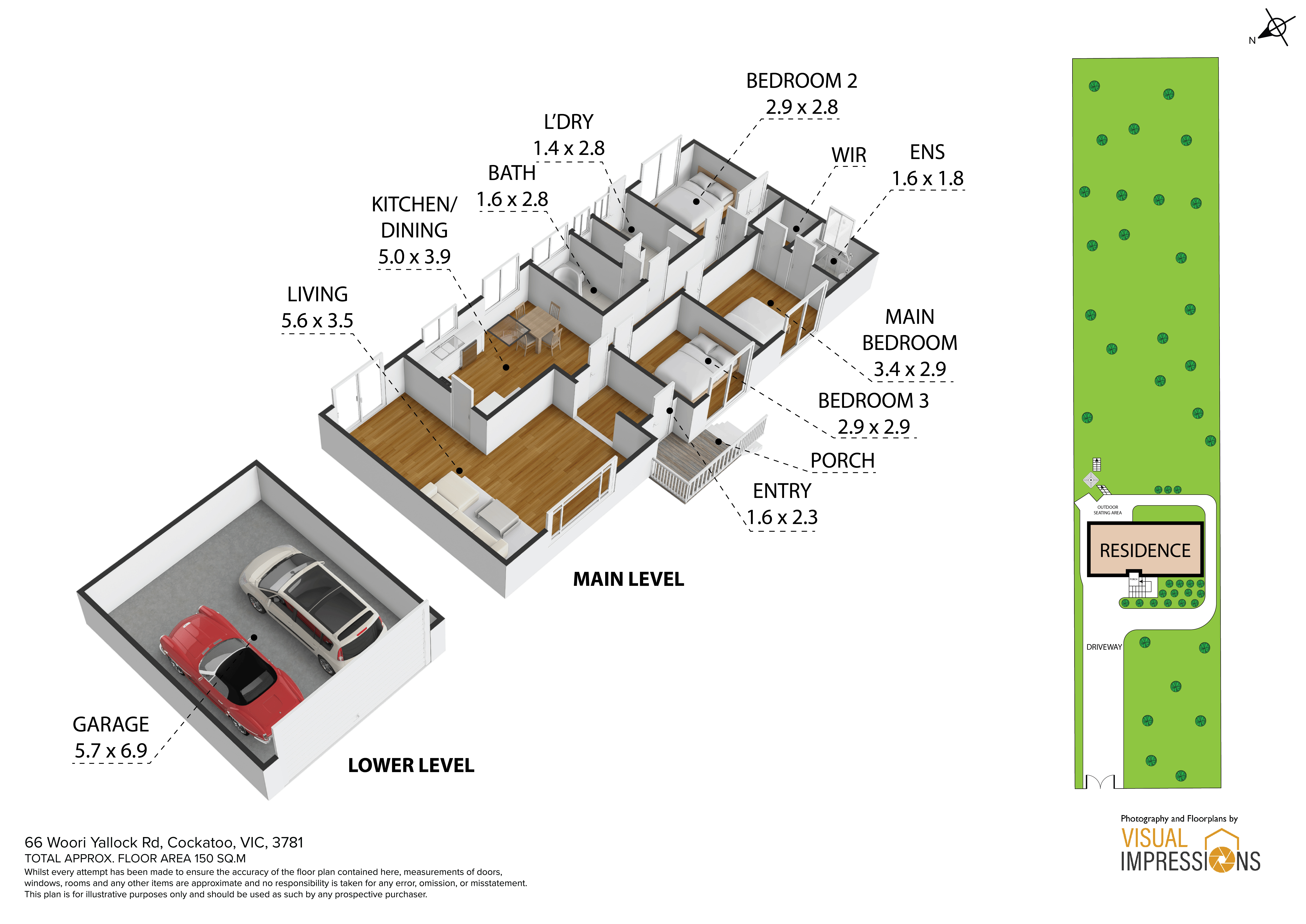 3-bedroom house at 66 WOORI YALLOCK ROAD, Cockatoo VIC 3781, Cardinia, Victoria