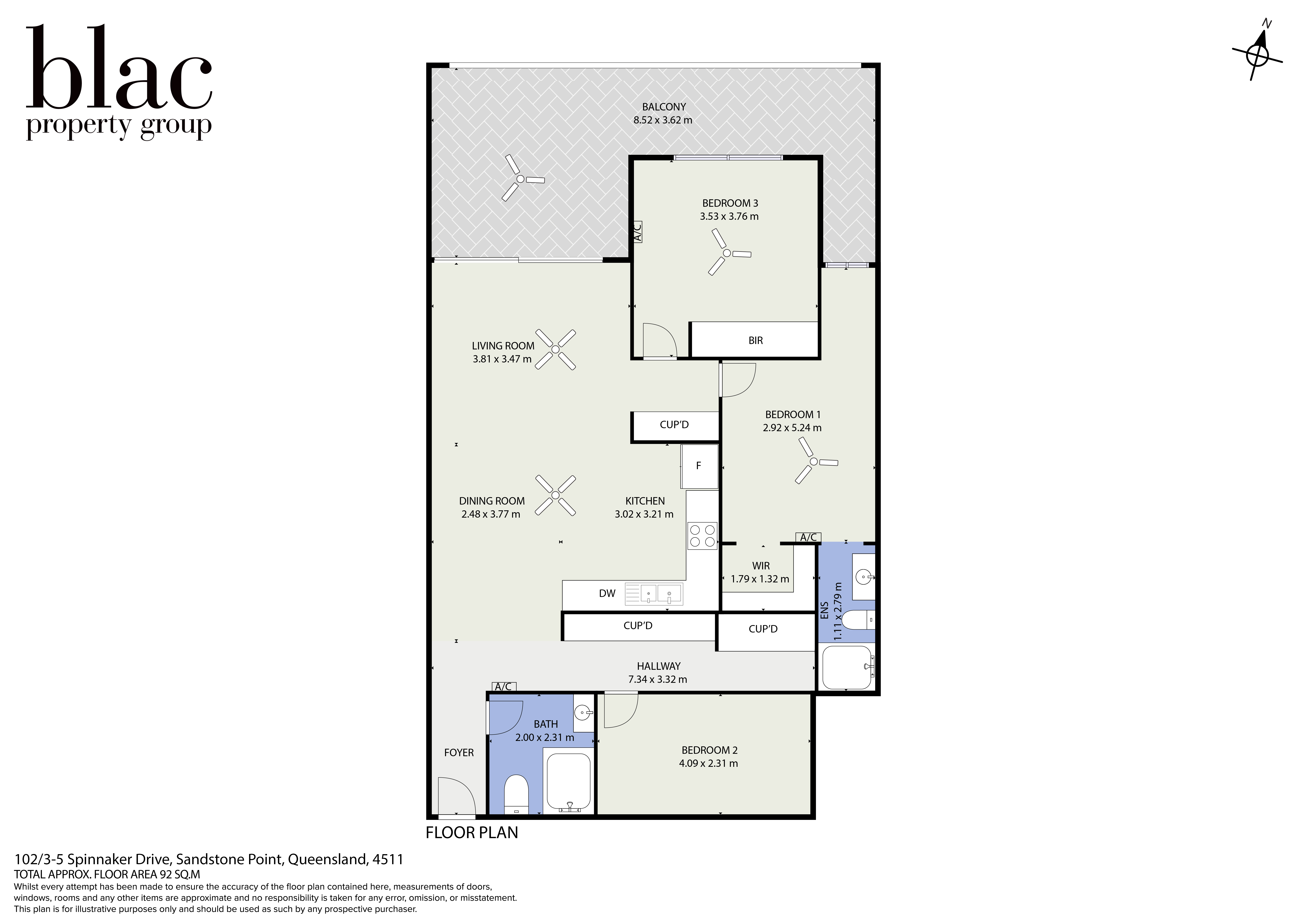3-bedroom unit at 102/3-5 Spinnaker Drive, Sandstone Point, Qld, 4511, Moreton Bay, Queensland