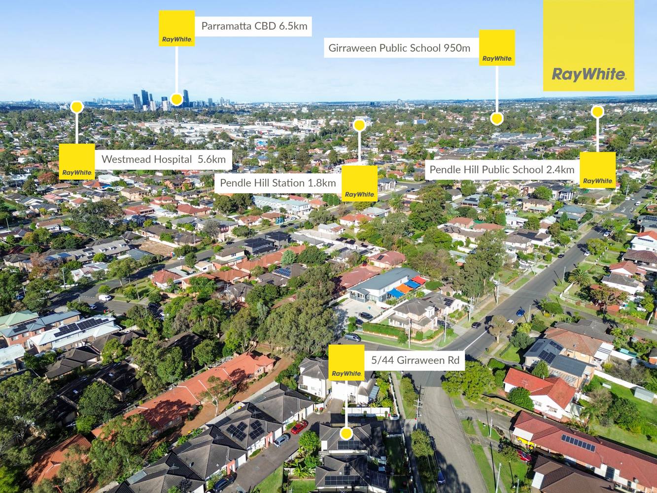 4-bedroom unit at 5/44 Girraween Road, Girraween, NSW 2145, Cumberland, New South Wales