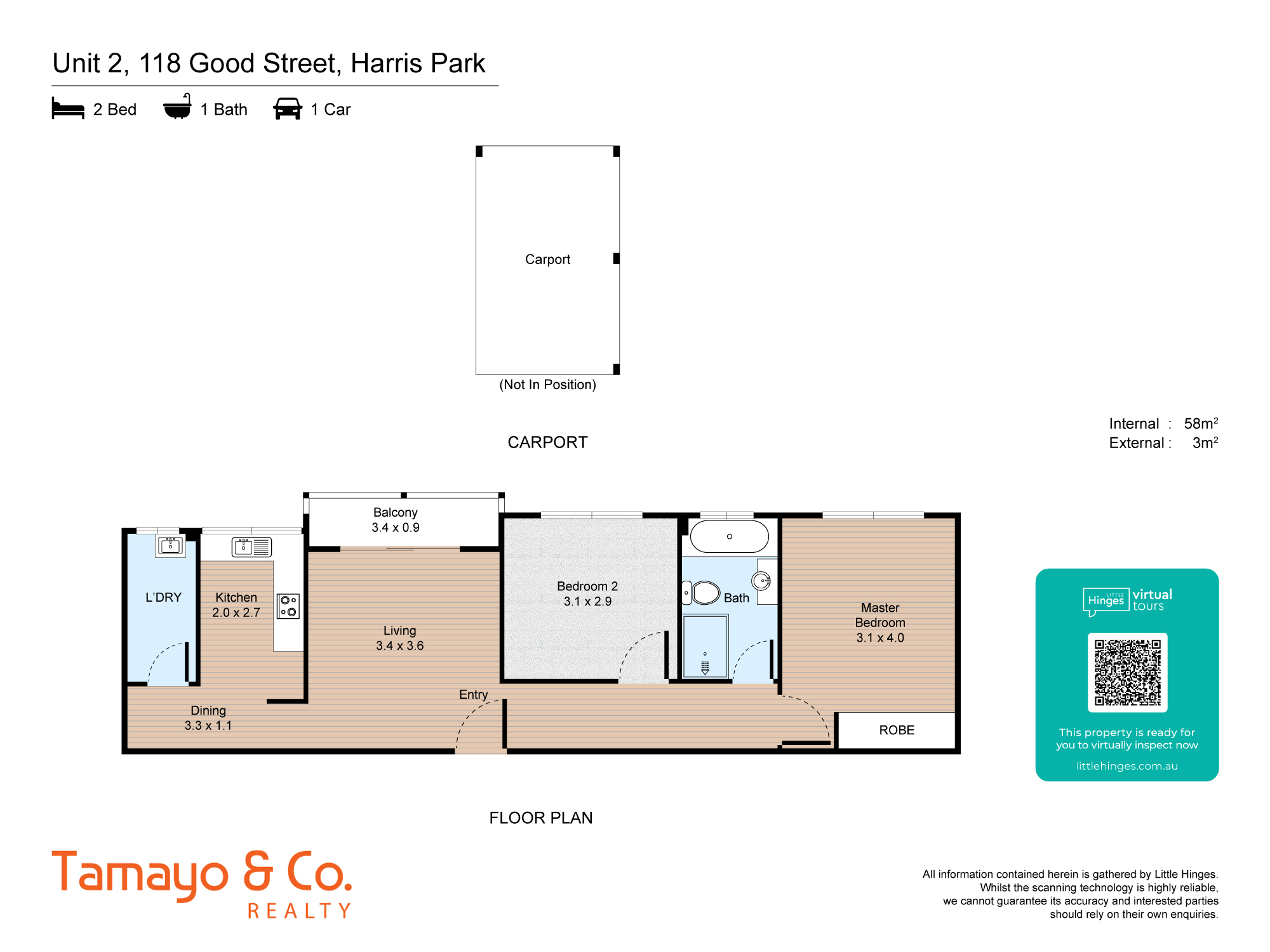 2-bedroom unit at 2/118 Good Street, Harris Park, NSW 2150, Parramatta, New South Wales