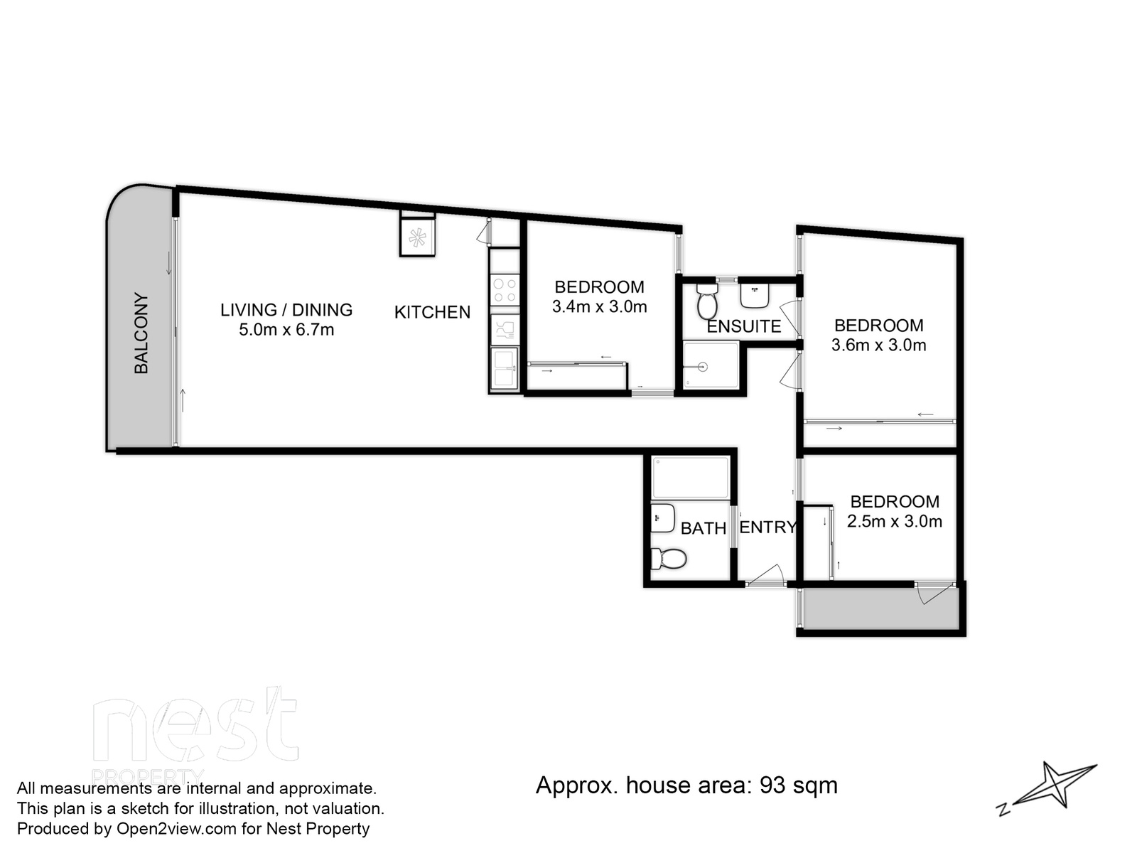 3-bedroom unit at 105/126 Bathurst Street, Hobart, Tas, 7000, Hobart, Tasmania