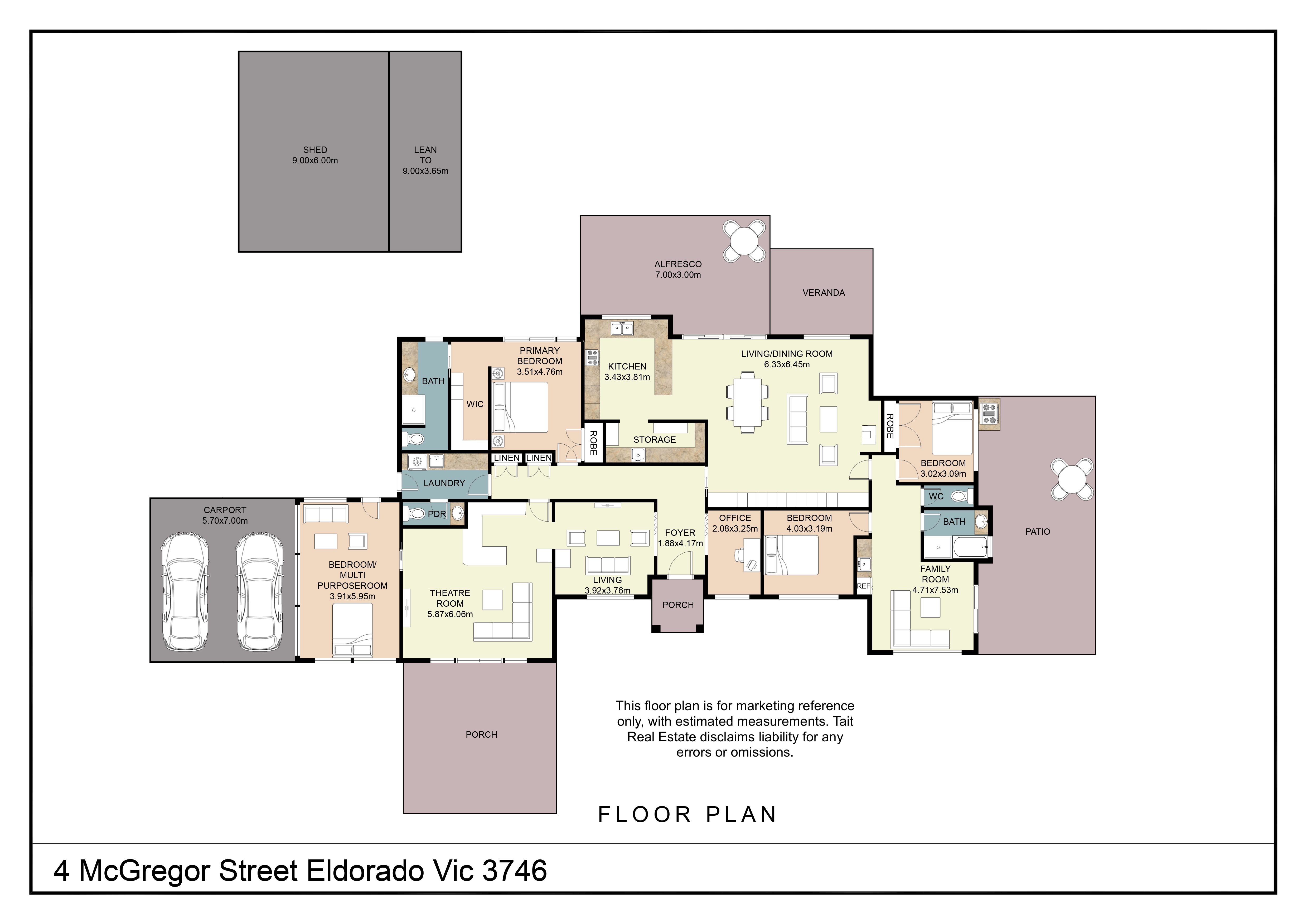 4-bedroom house at 4 Mcgregor Street, Eldorado, VIC 3746, Wangaratta, Victoria
