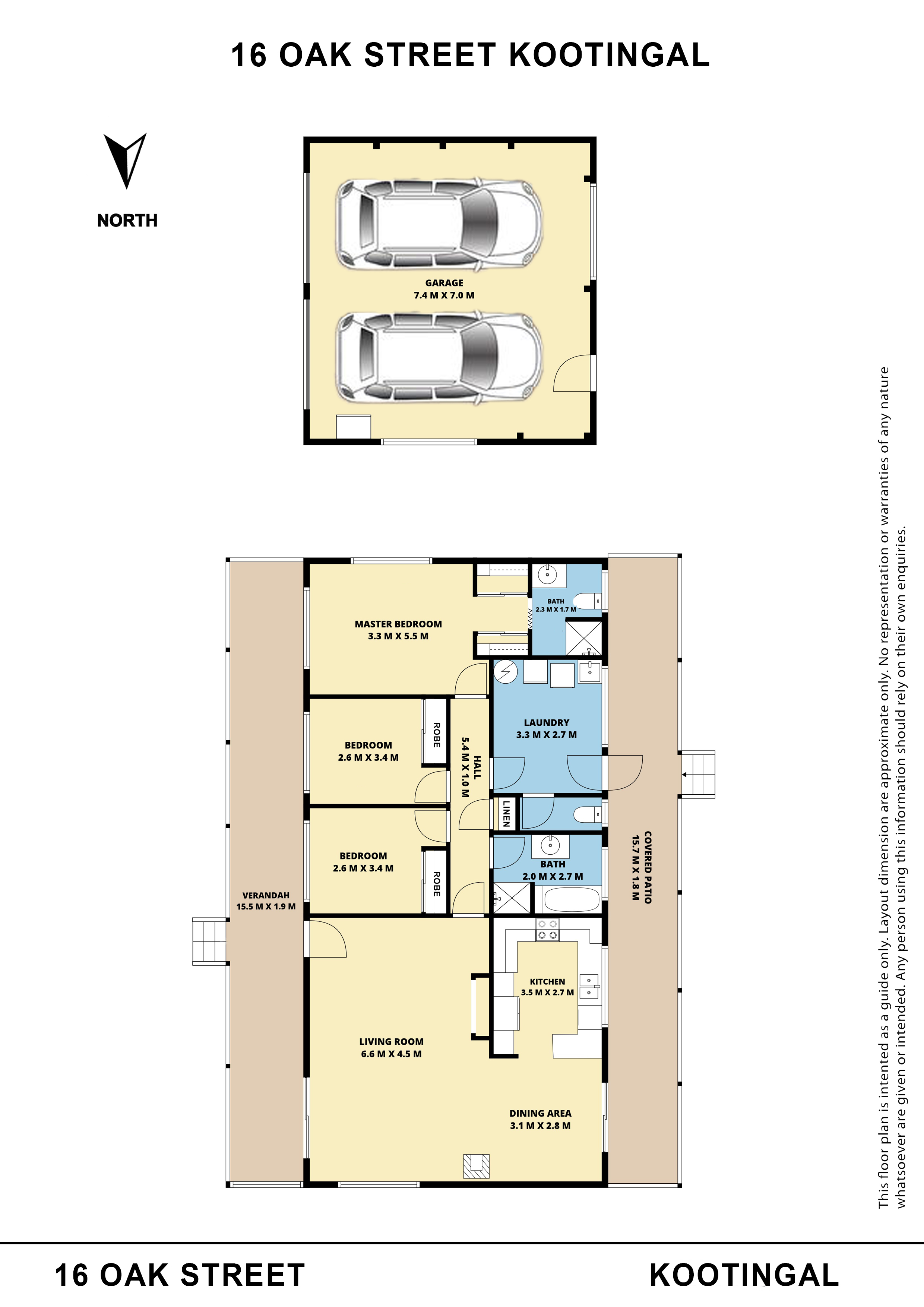 3-bedroom house at 16 Oak Street, Kootingal, NSW 2352, Tamworth, New South Wales