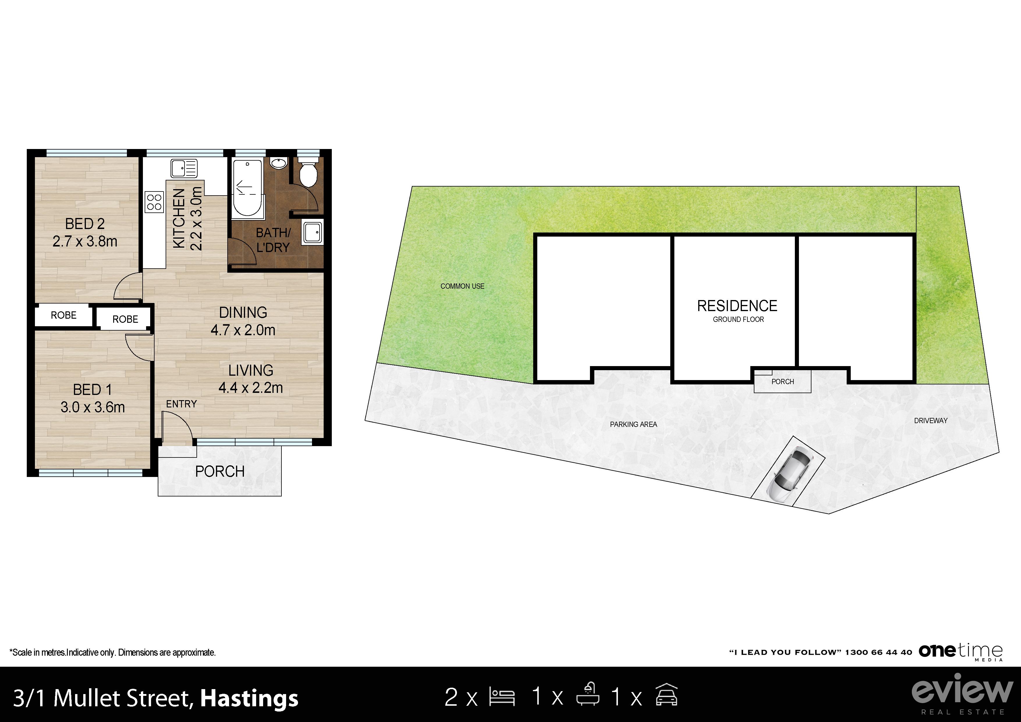 2-bedroom unit at 3 1 MULLET STREET, HASTINGS VIC 3915, Mornington Peninsula, Victoria