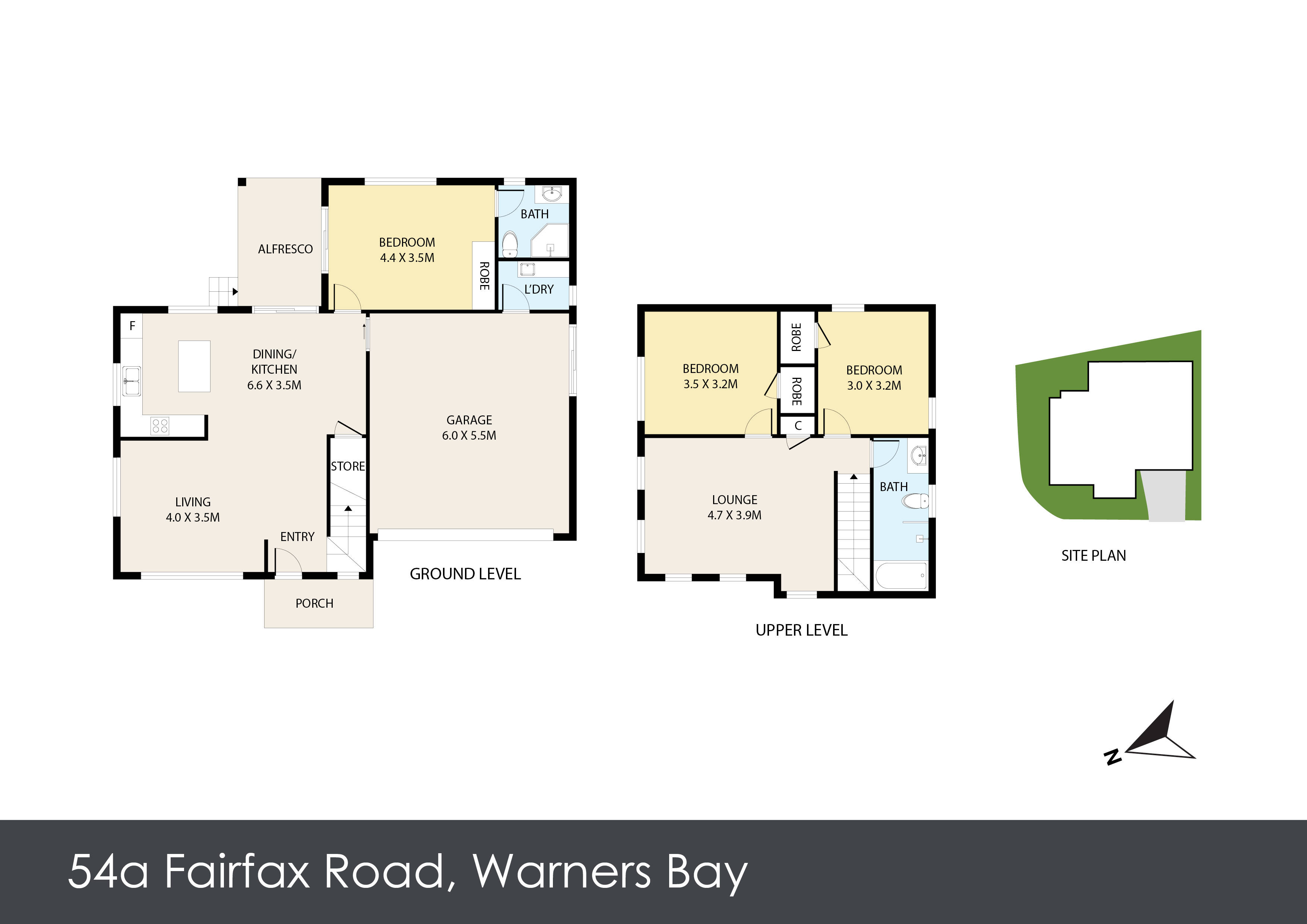 3-bedroom house at 54 Fairfax Road, Warners Bay, NSW 2282, Lake Macquarie, New South Wales