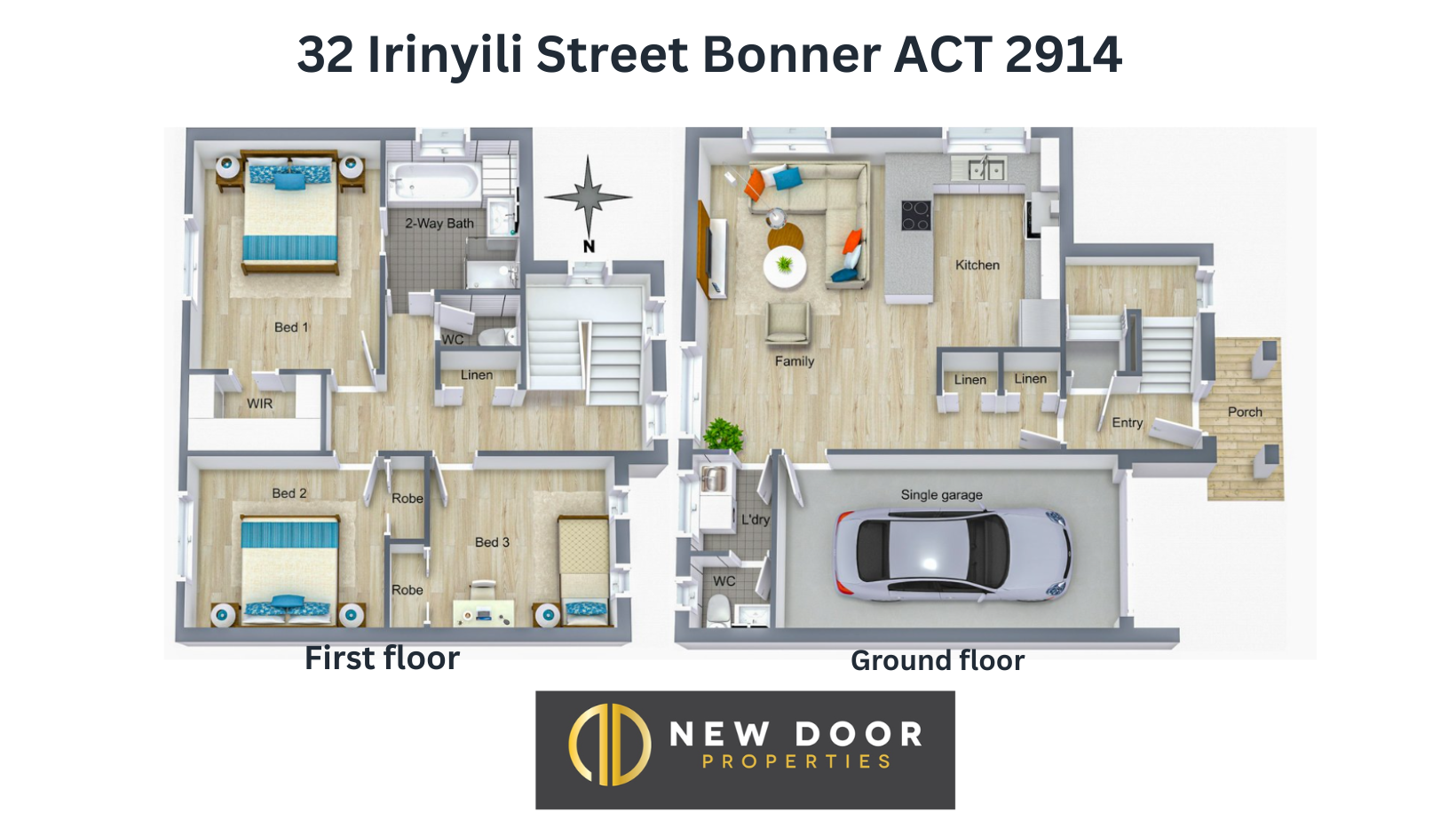 3-bedroom house at 32 IRINYILI STREET, Bonner ACT 2914, Unincorporated Act, Australian Capital Territory