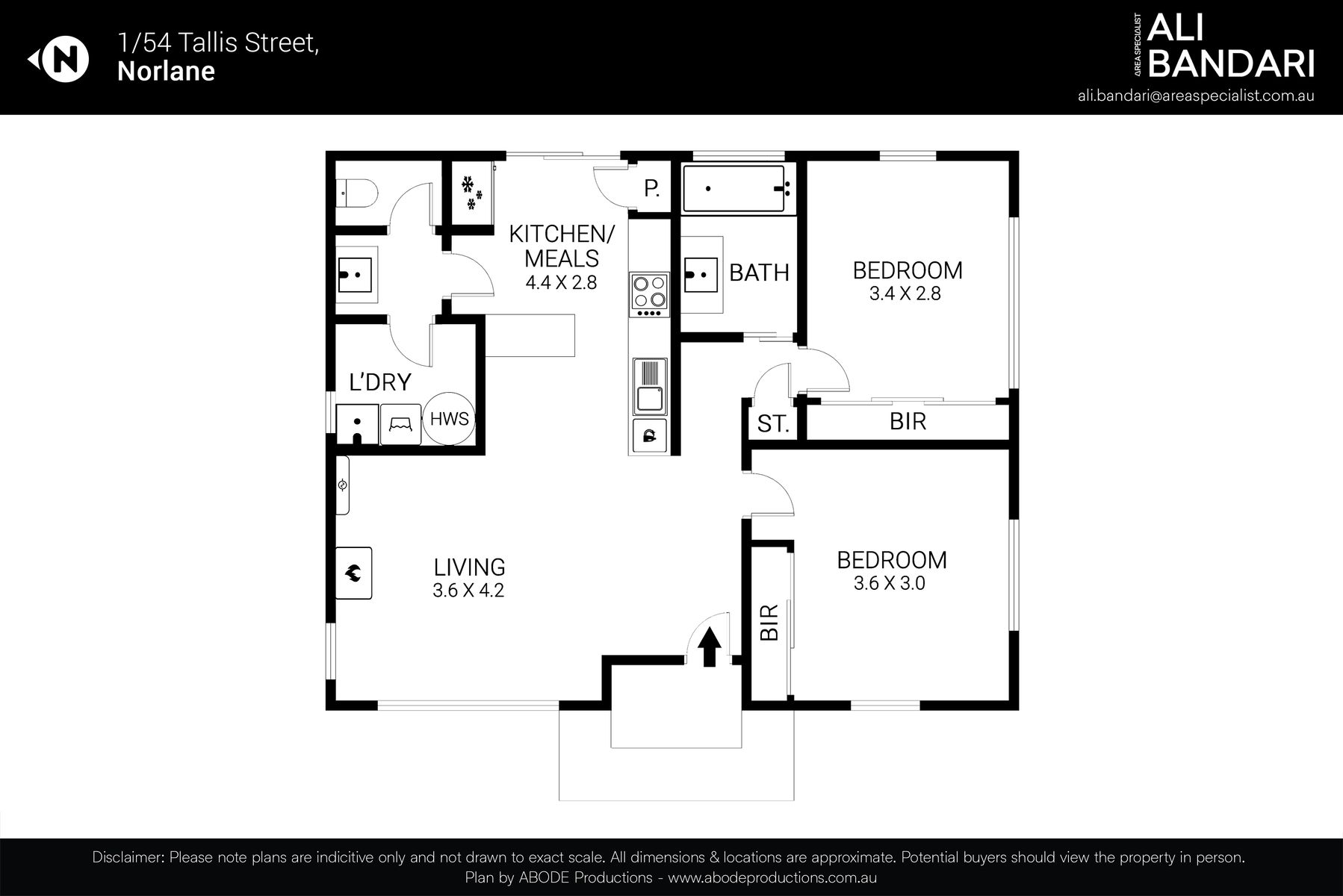 2-bedroom unit at 1 54 TALLIS STREET, NORLANE VIC 3214, Greater Geelong, Victoria