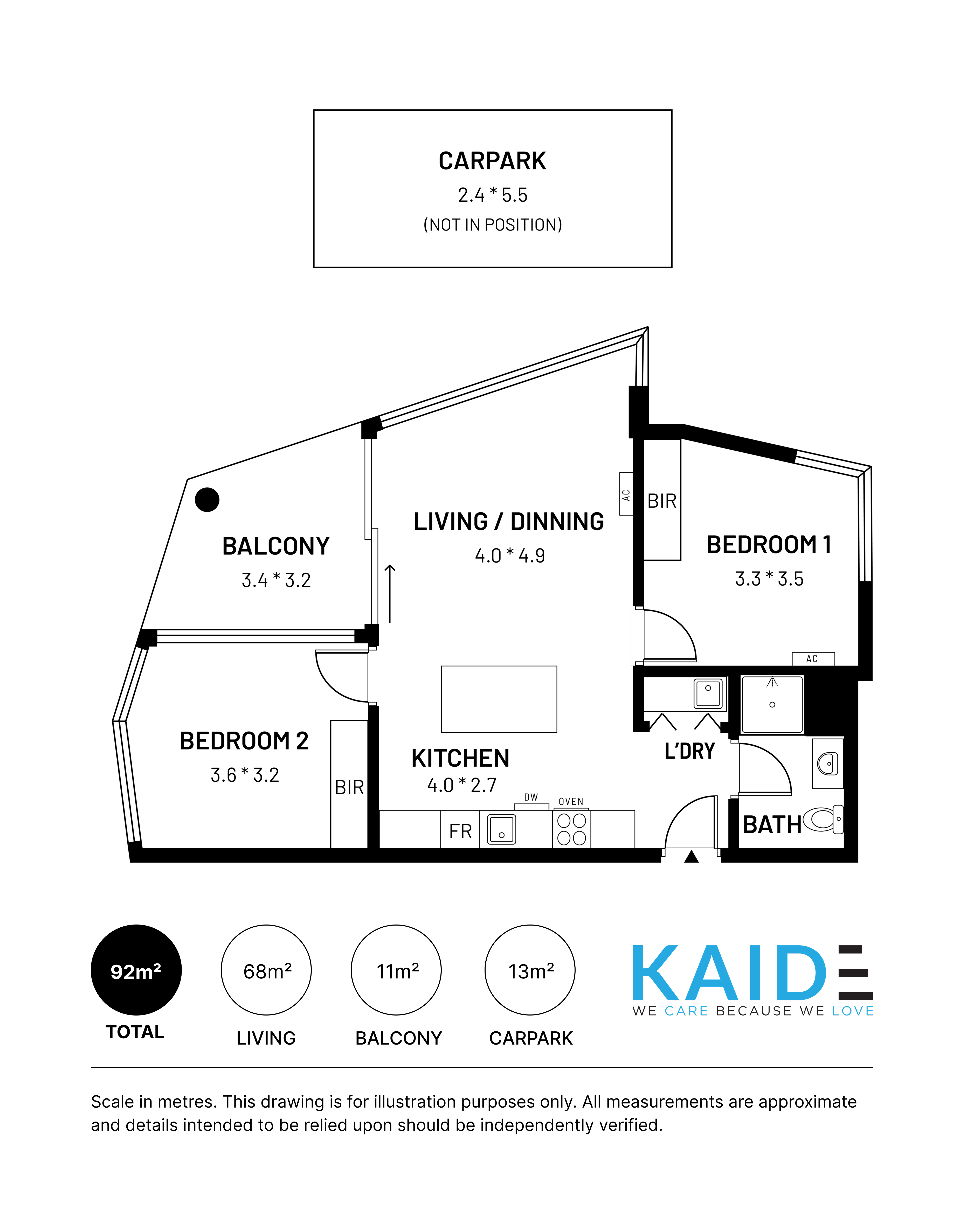 2-bedroom unit at Vue On King William 901 421 King William Street, Adelaide SA 5000, Adelaide, South Australia