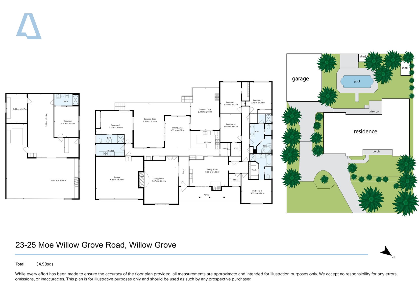6-bedroom house at 23-25 Moe-Willow Grove Road, Willow Grove, Vic, 3825, Baw Baw, Victoria