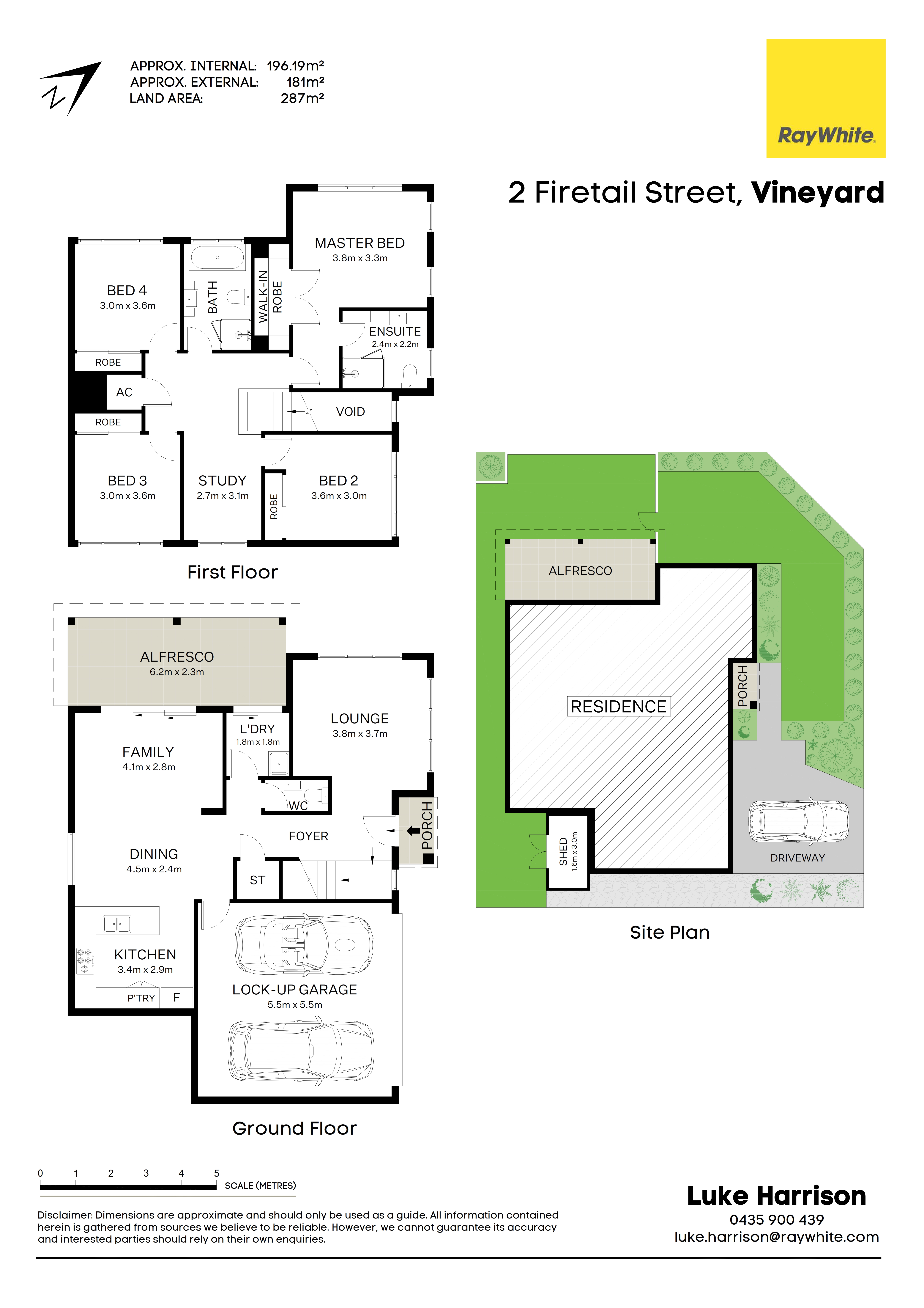 Floor plan for 4-bedroom house at 2 FIRETAIL STREET, Vineyard NSW 2765, Hawkesbury, New South Wales