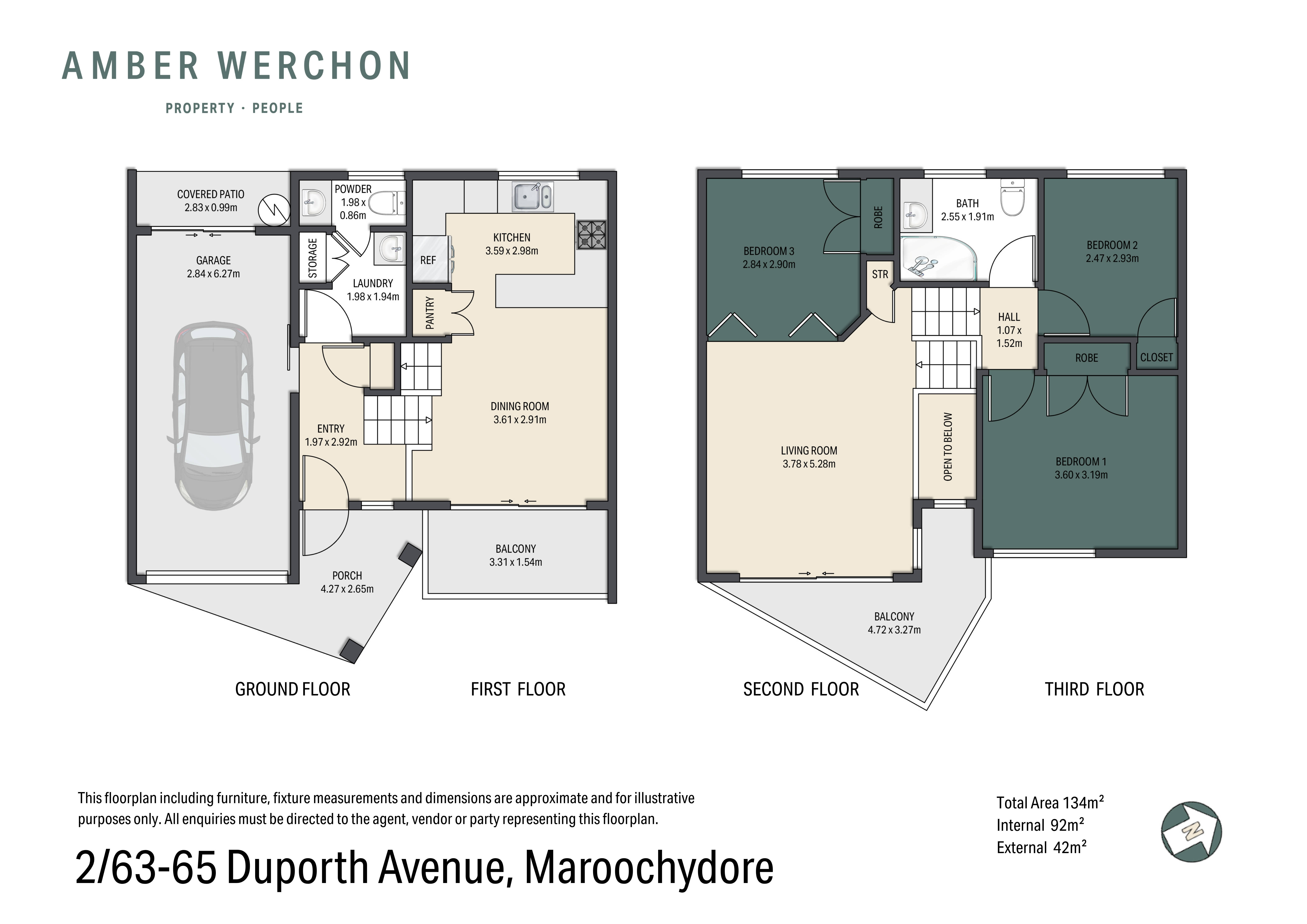 3-bedroom unit at UNIT 2 63-65 DUPORTH AVENUE, Maroochydore QLD 4558, Sunshine Coast, Queensland