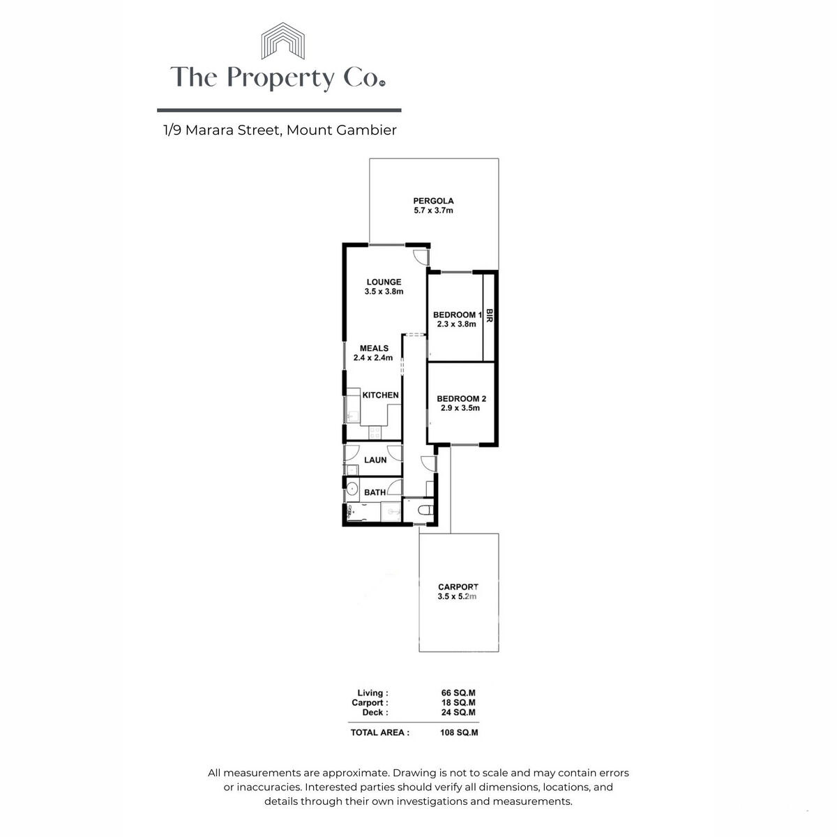 2-bedroom unit at 1/9 Marara Street, Mount Gambier, SA 5290, Mount Gambier, South Australia