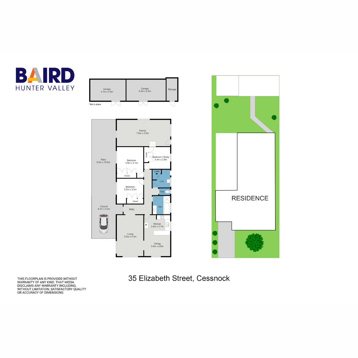 3-bedroom house at 35 ELIZABETH STREET, Cessnock NSW 2325, Cessnock, New South Wales