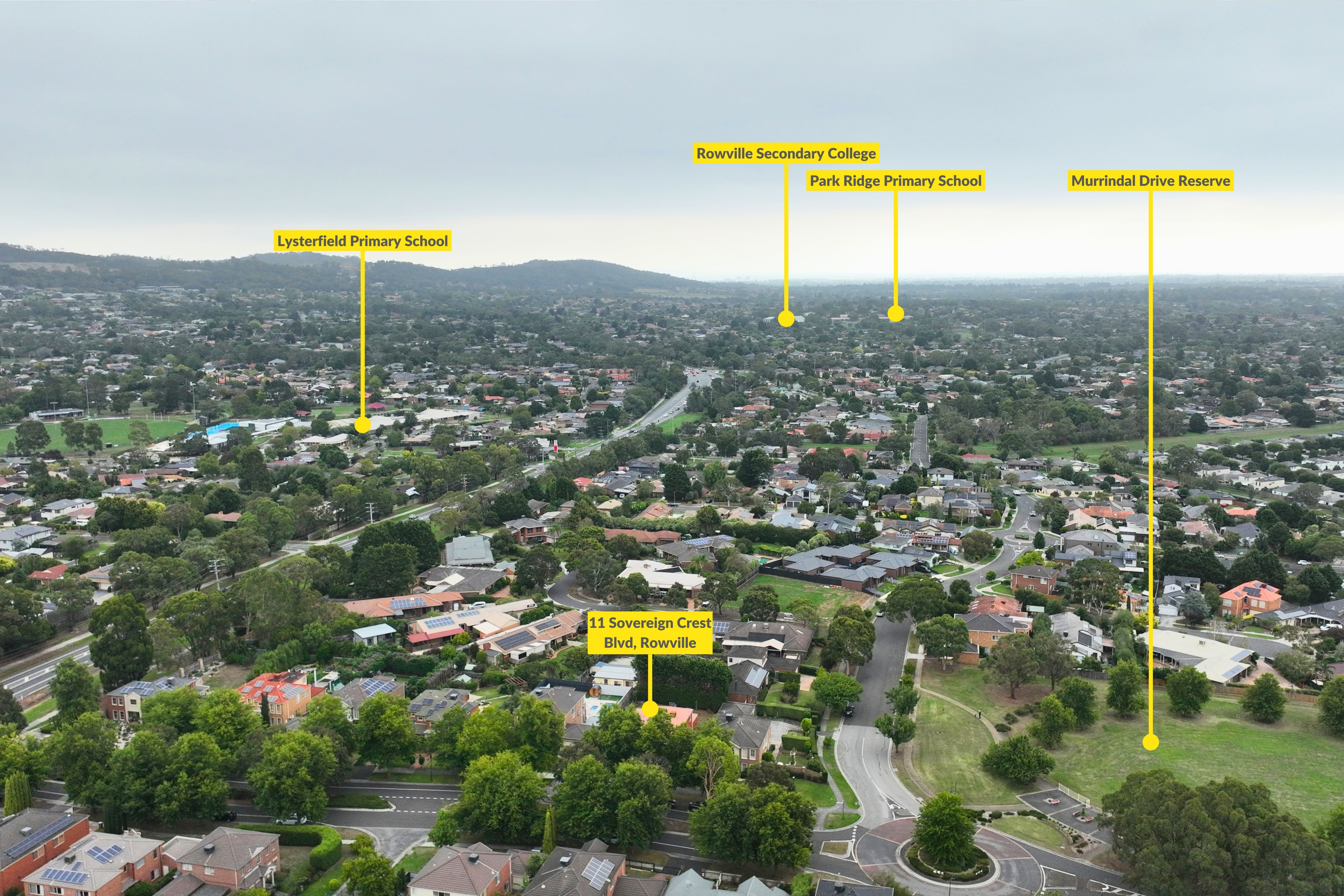 4-bedroom house at 11 SOVEREIGN CREST BOULEVARD, Rowville VIC 3178, Knox, Victoria