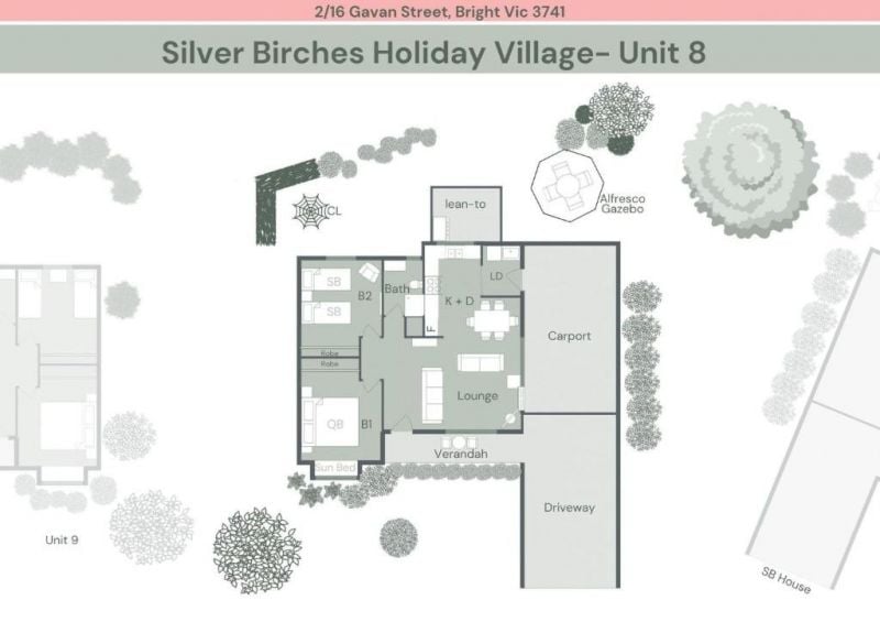 2-bedroom house at 8/16-20 Gavan Street, Bright, Vic, 3741, Alpine, Victoria