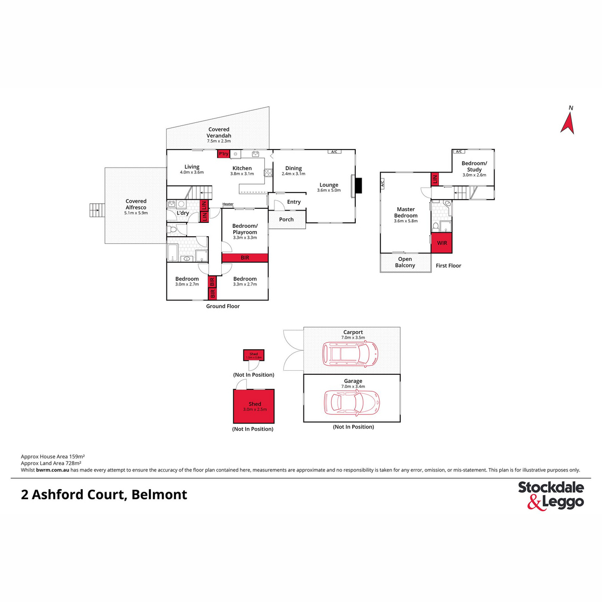 5-bedroom house at 2 Ashford Court, Belmont, VIC 3216, Greater Geelong, Victoria