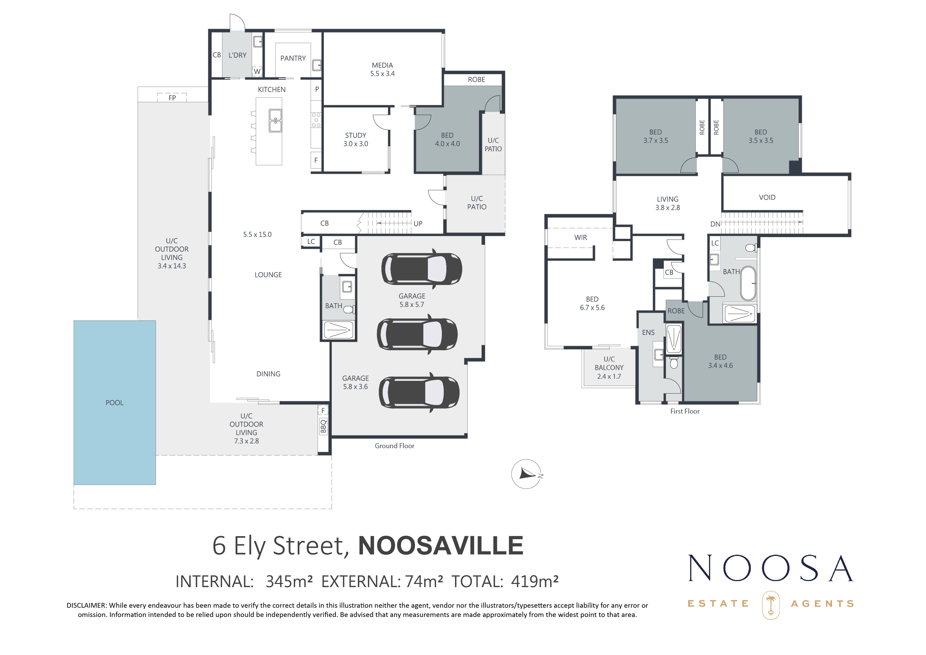 5-bedroom house at 6 Ely Street, Noosaville, QLD 4566, Noosa, Queensland