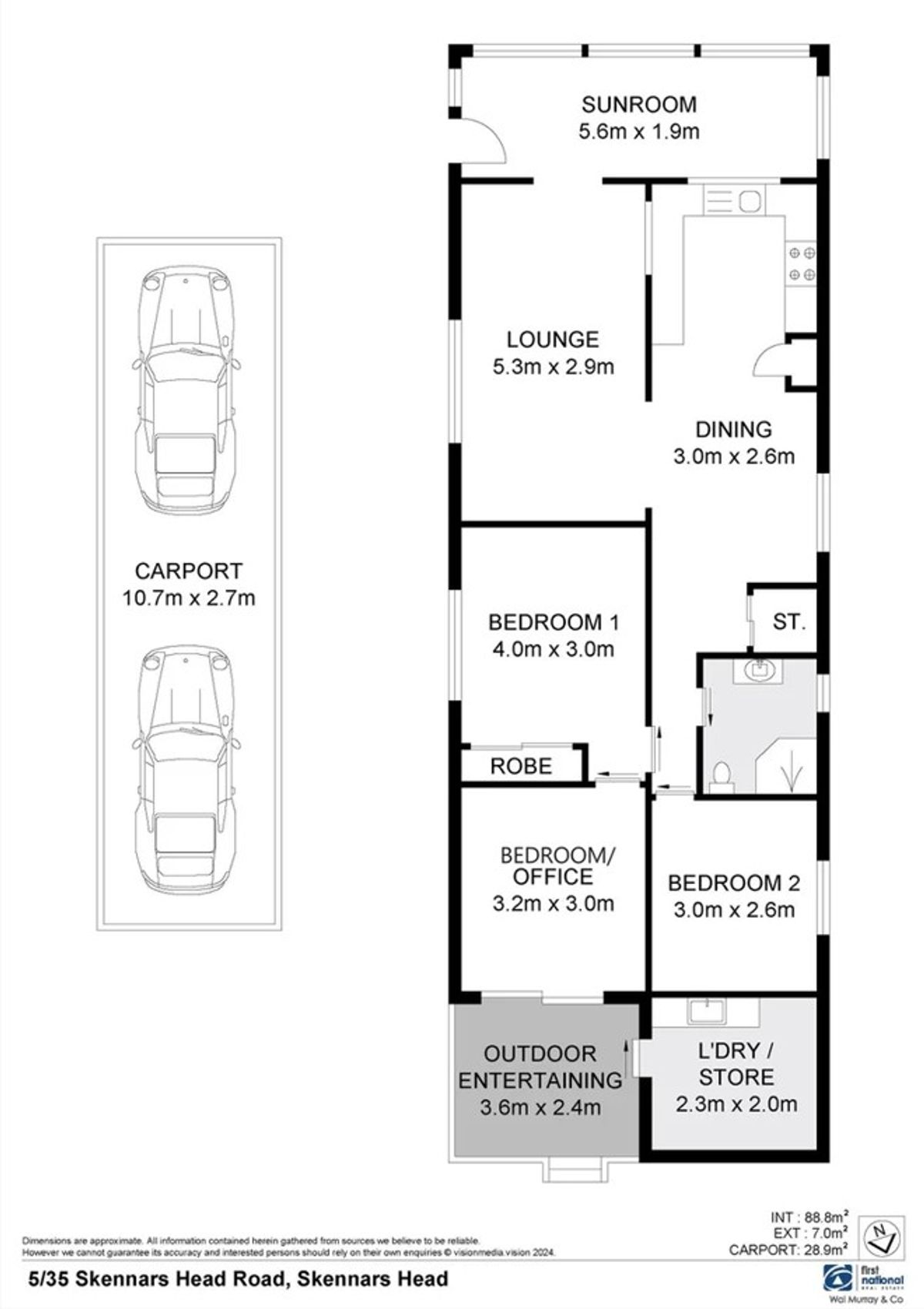 3-bedroom house at 5/35 Skennars Head Road, Skennars Head, Nsw, 2478, Ballina, New South Wales