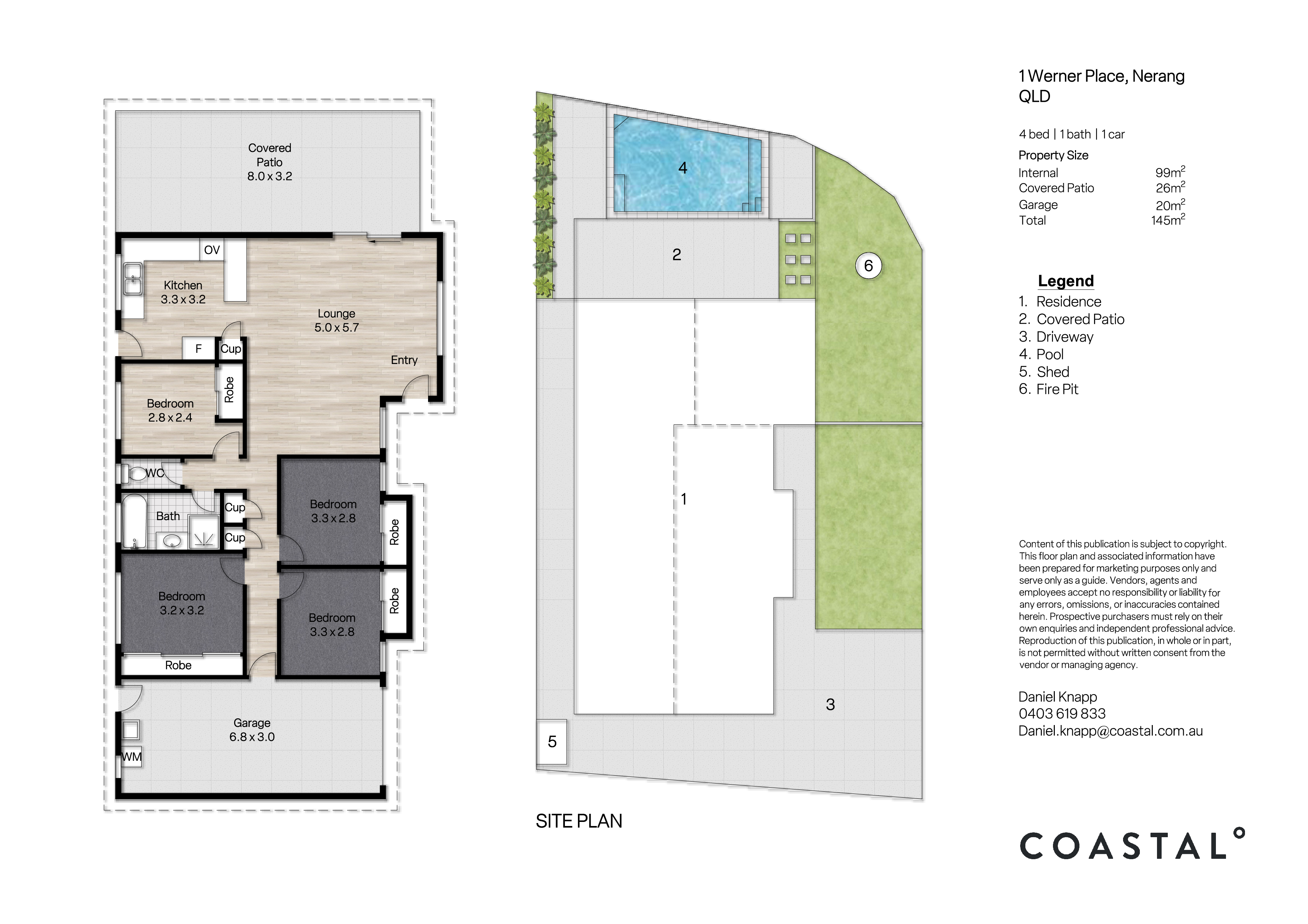 4-bedroom house at 1 Werner Place, Nerang, QLD 4211, Gold Coast, Queensland