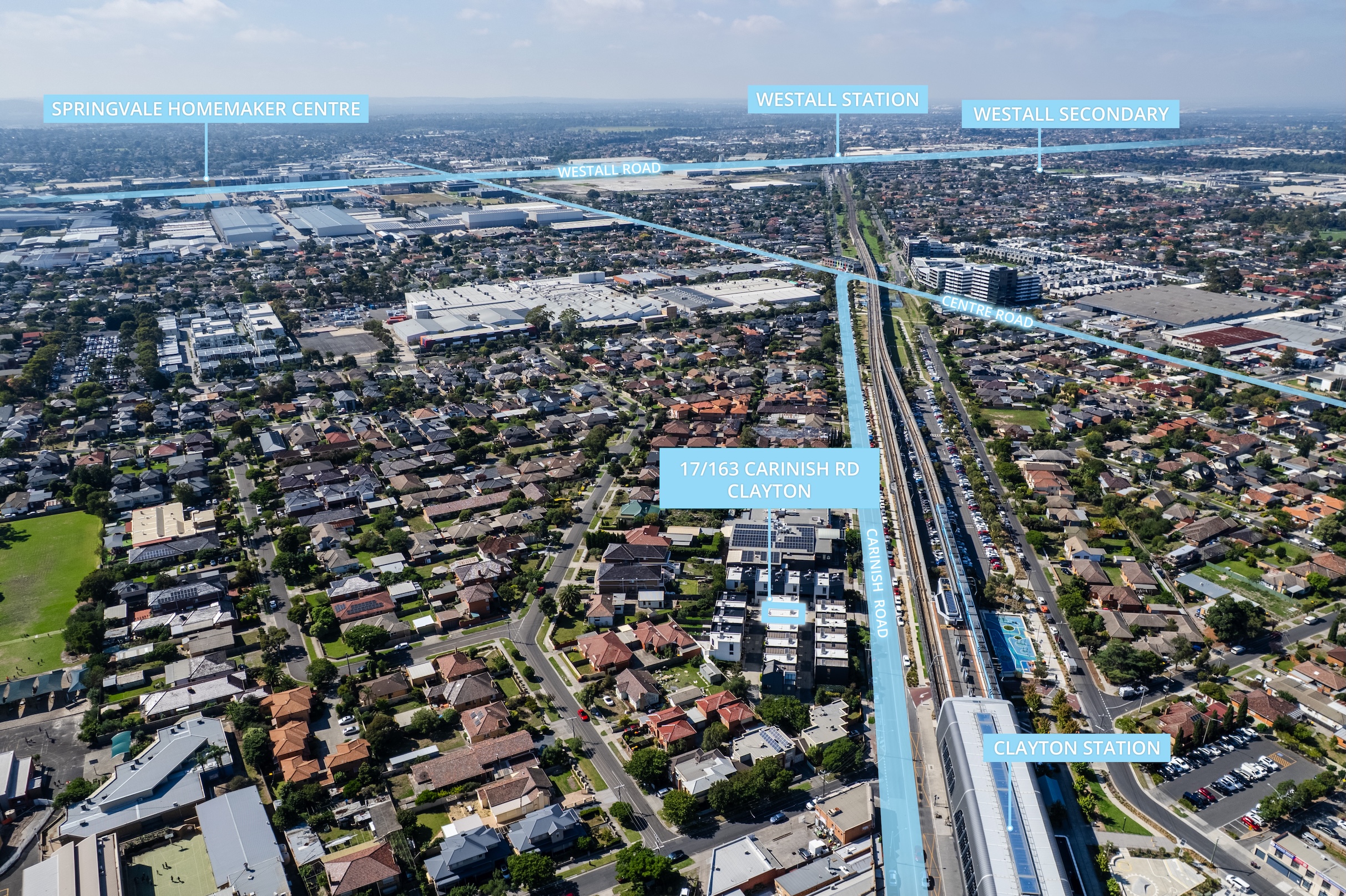 3-bedroom unit at 17 163 CARINISH ROAD, CLAYTON VIC 3168, Monash, Victoria