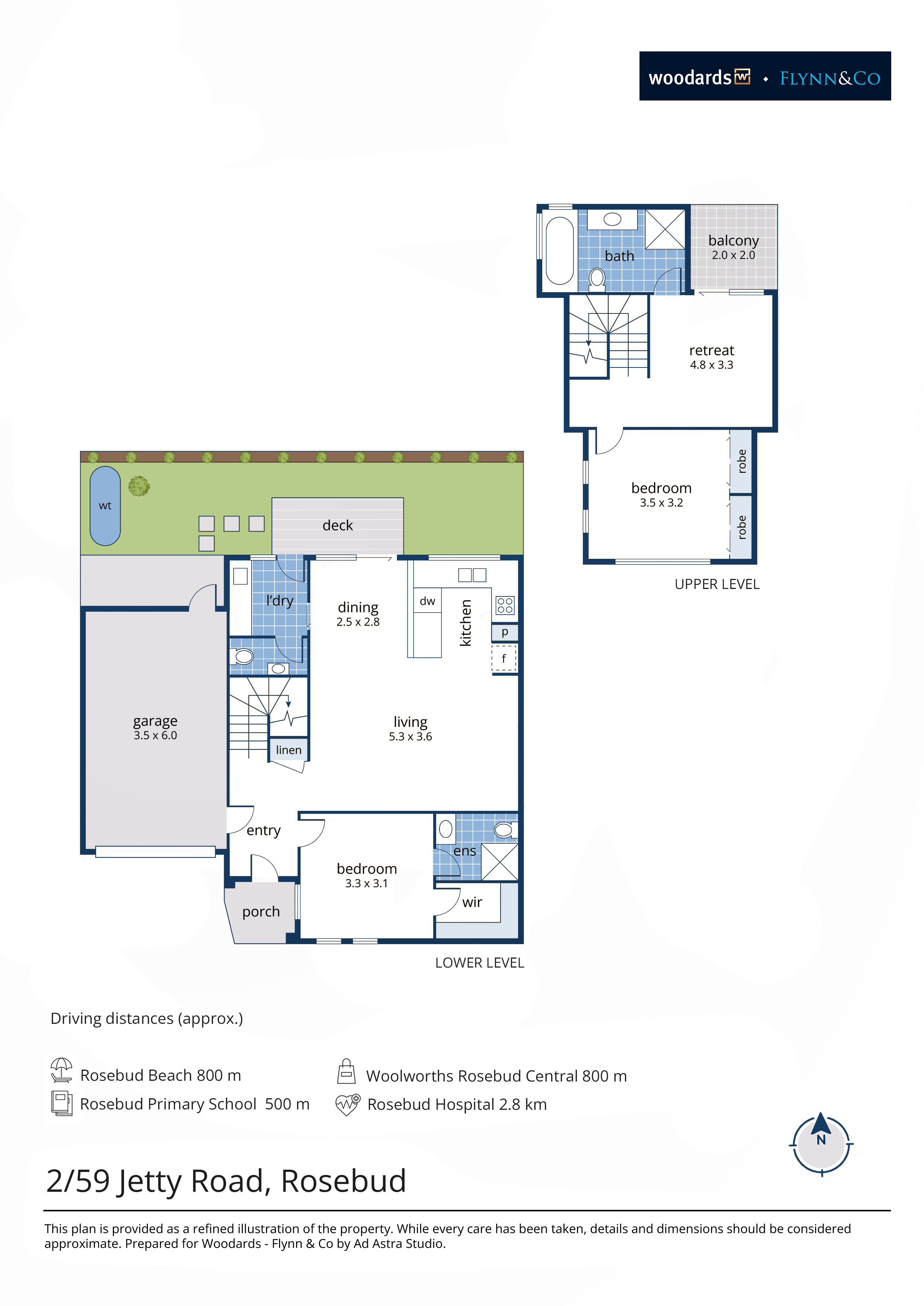 2-bedroom unit at 2/59 Jetty Road, Rosebud, VIC 3939, Mornington Peninsula, Victoria