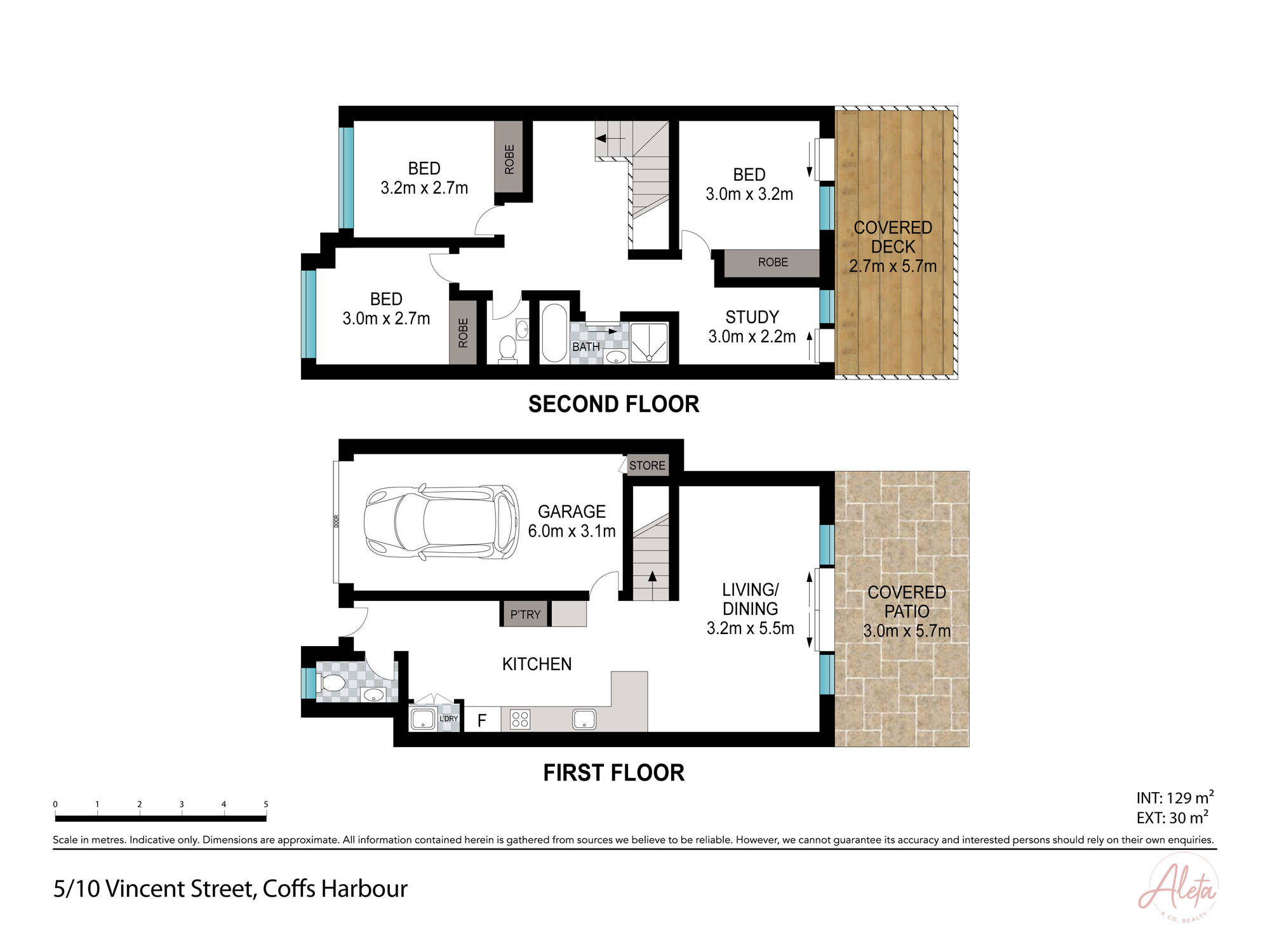 3-bedroom unit at 5 10 VINCENT STREET, COFFS HARBOUR NSW 2450, Coffs Harbour, New South Wales