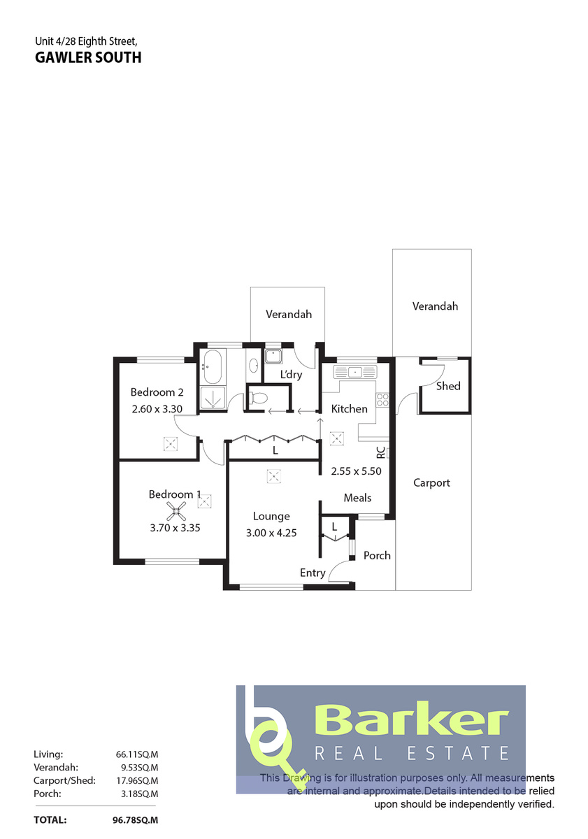 2-bedroom unit at 4 28 EIGHTH STREET, GAWLER SOUTH SA 5118, Gawler, South Australia