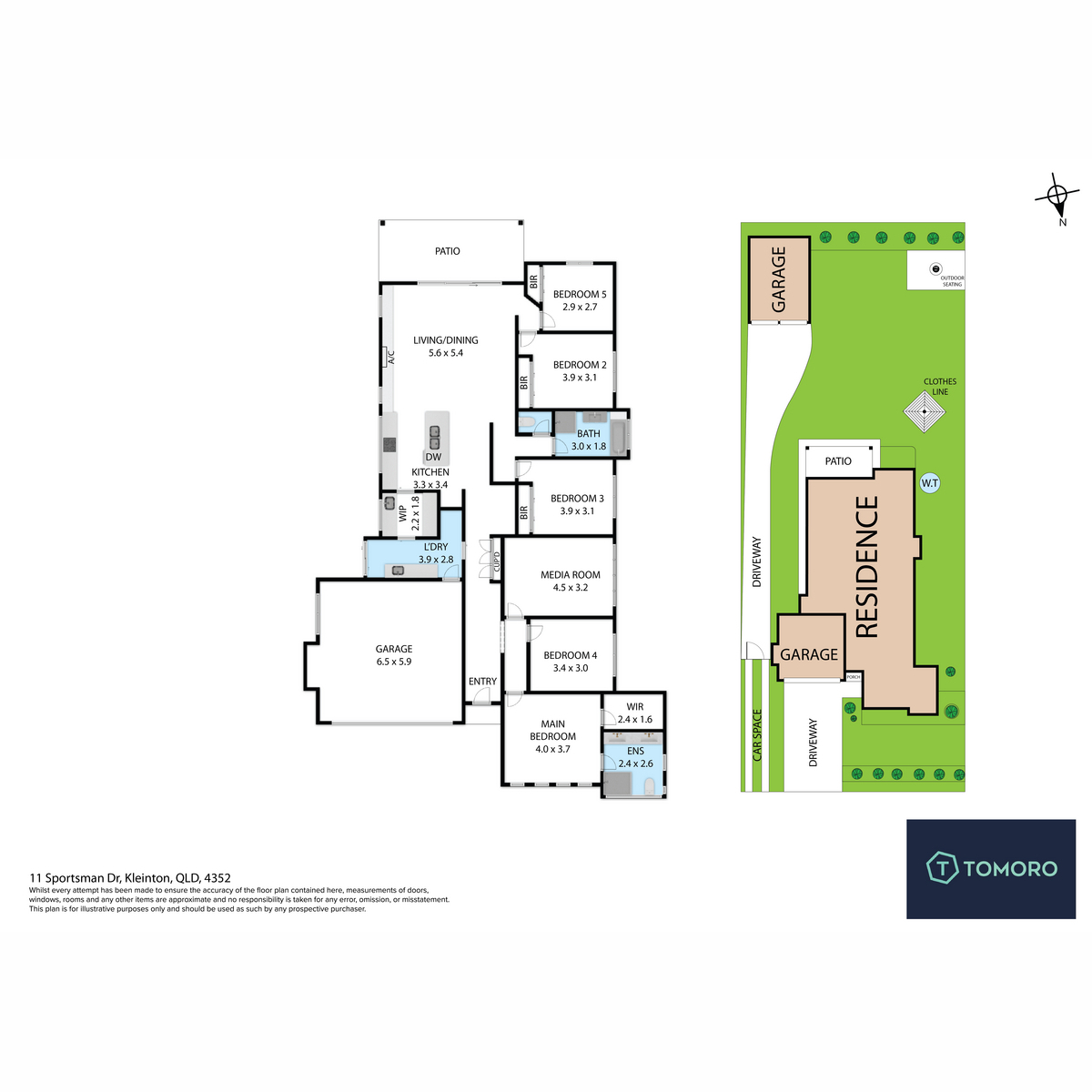 5-bedroom house at 11 Sportsman Drive, Kleinton, QLD 4352, Toowoomba, Queensland