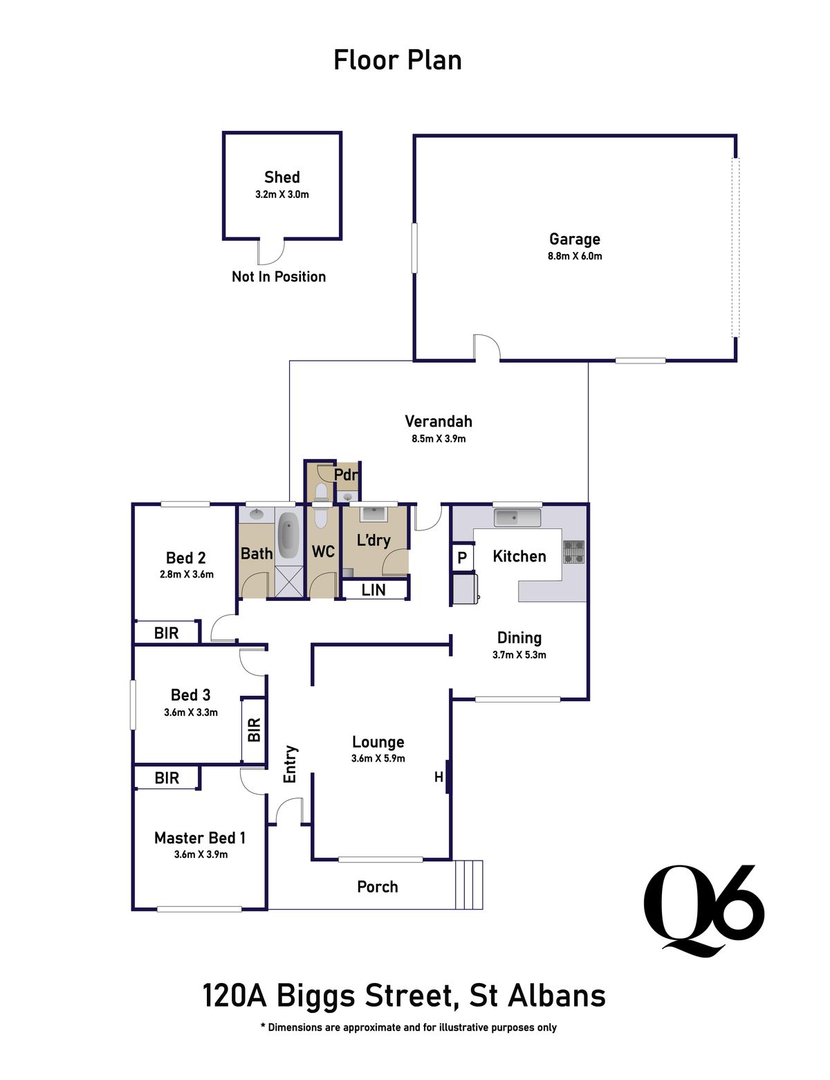 3-bedroom house at 120A BIGGS STREET, St Albans VIC 3021, Brimbank, Victoria