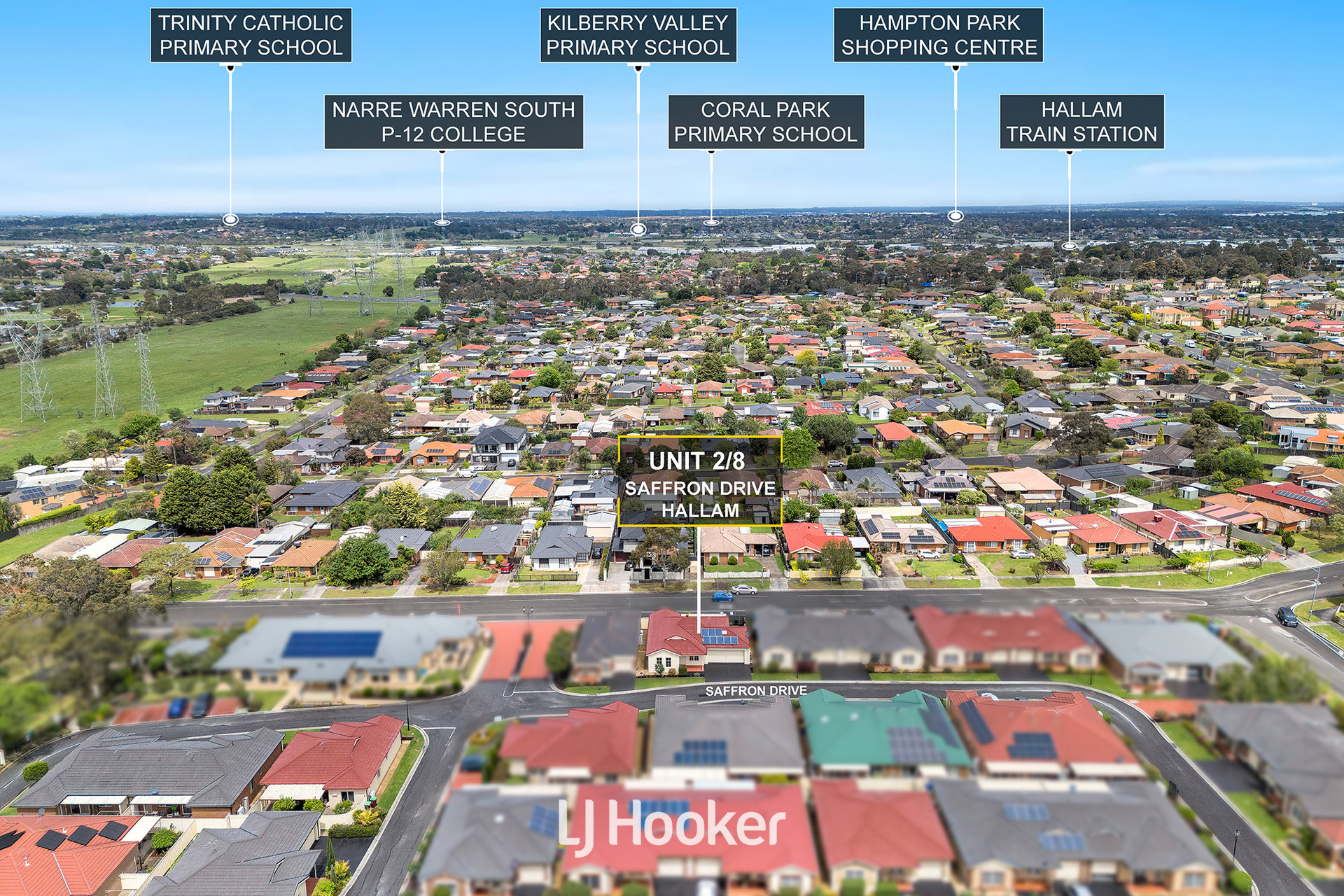 3-bedroom unit at 2/8 Saffron Drive, Hallam, VIC 3803, Casey, Victoria