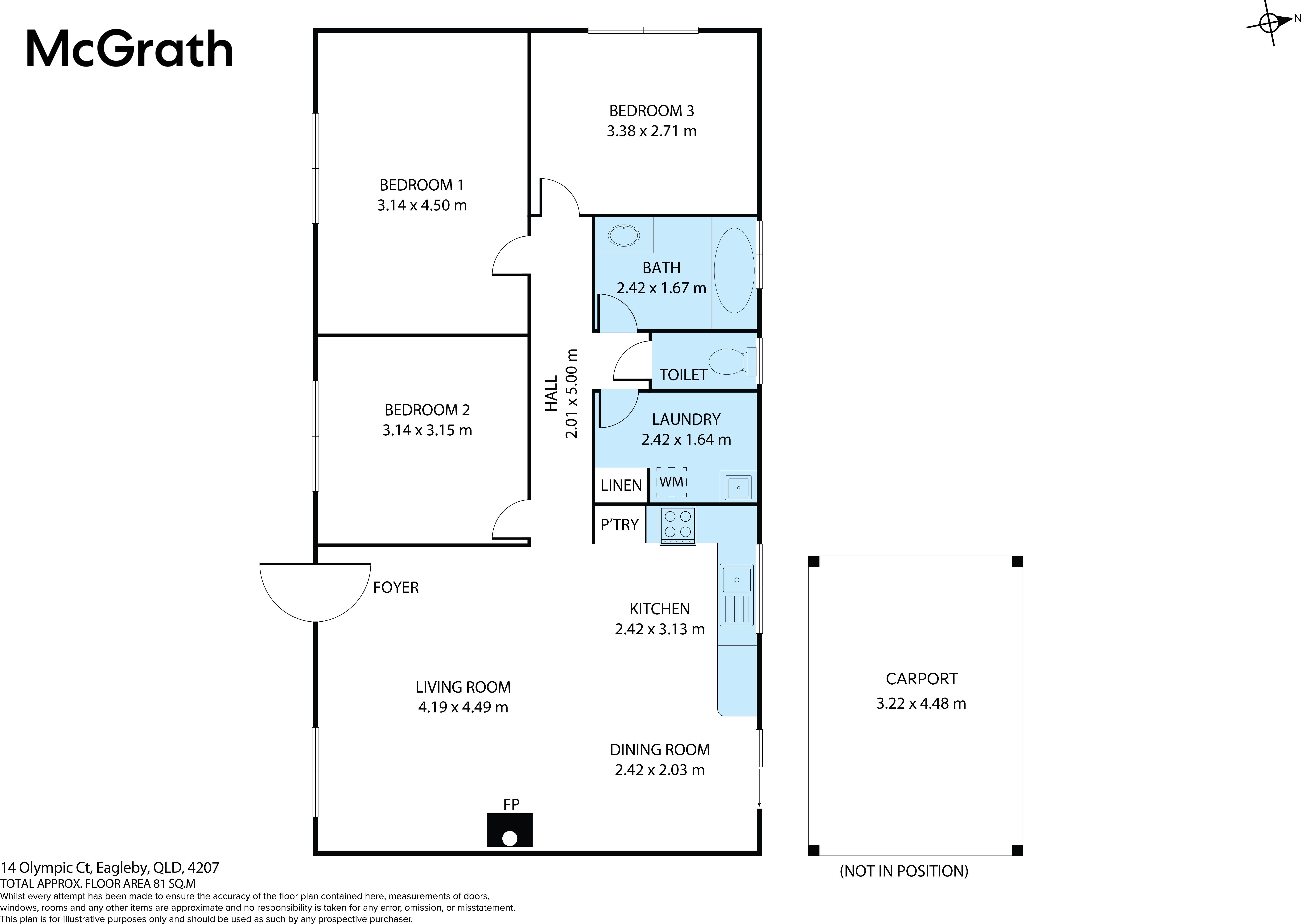 3-bedroom house at 14 Olympic Court, Eagleby QLD 4207, Logan, Queensland
