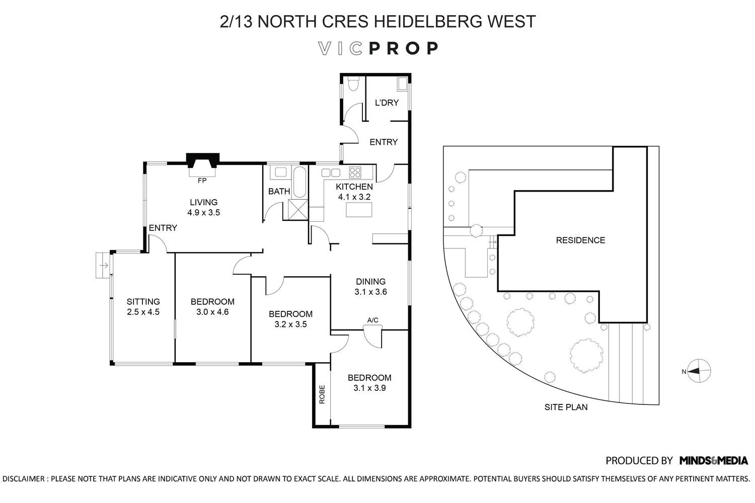 3-bedroom house at 2/13 North Crescent, Heidelberg West, VIC 3081, Banyule, Victoria