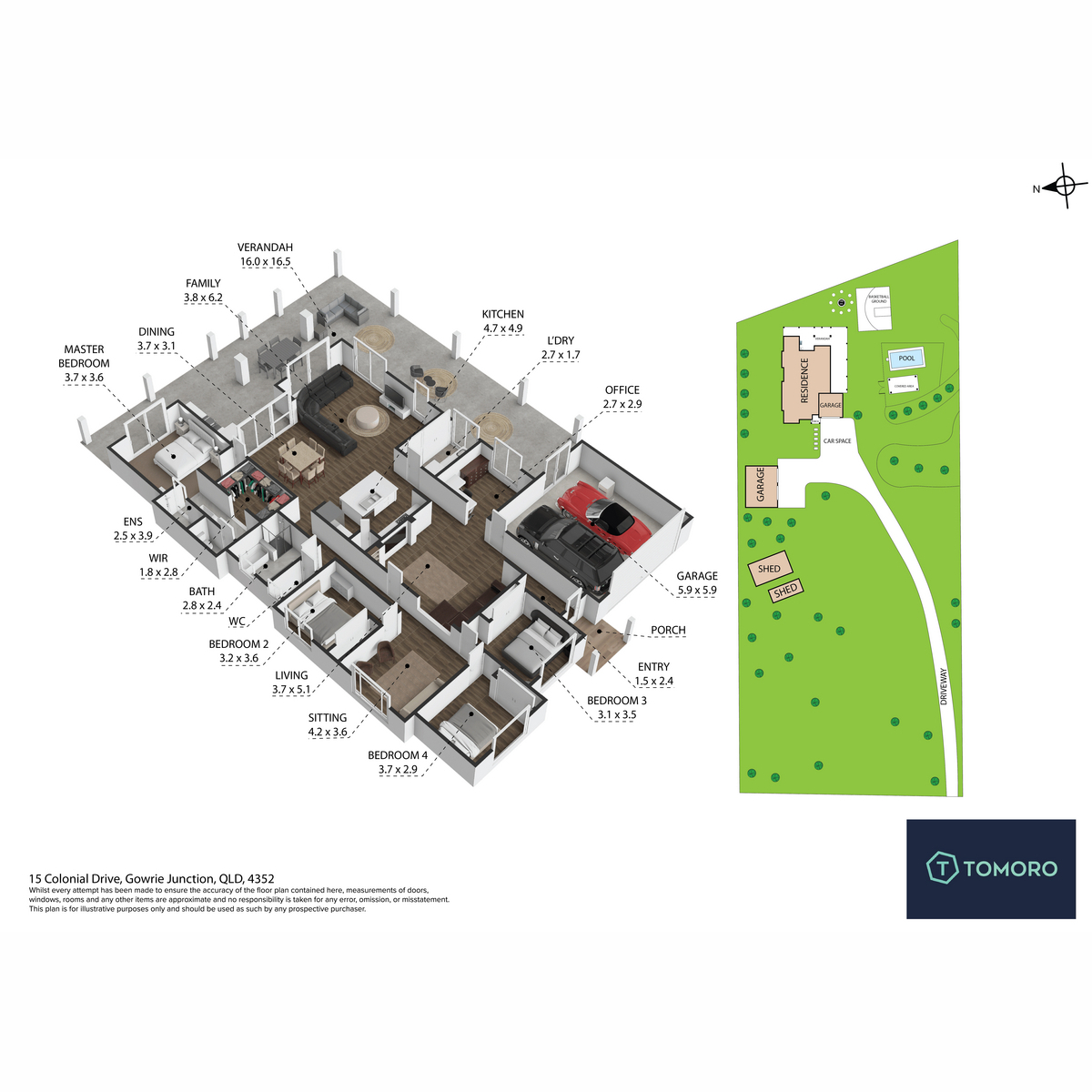 4-bedroom house at 15 COLONIAL DRIVE, Gowrie Junction QLD 4352, Toowoomba, Queensland