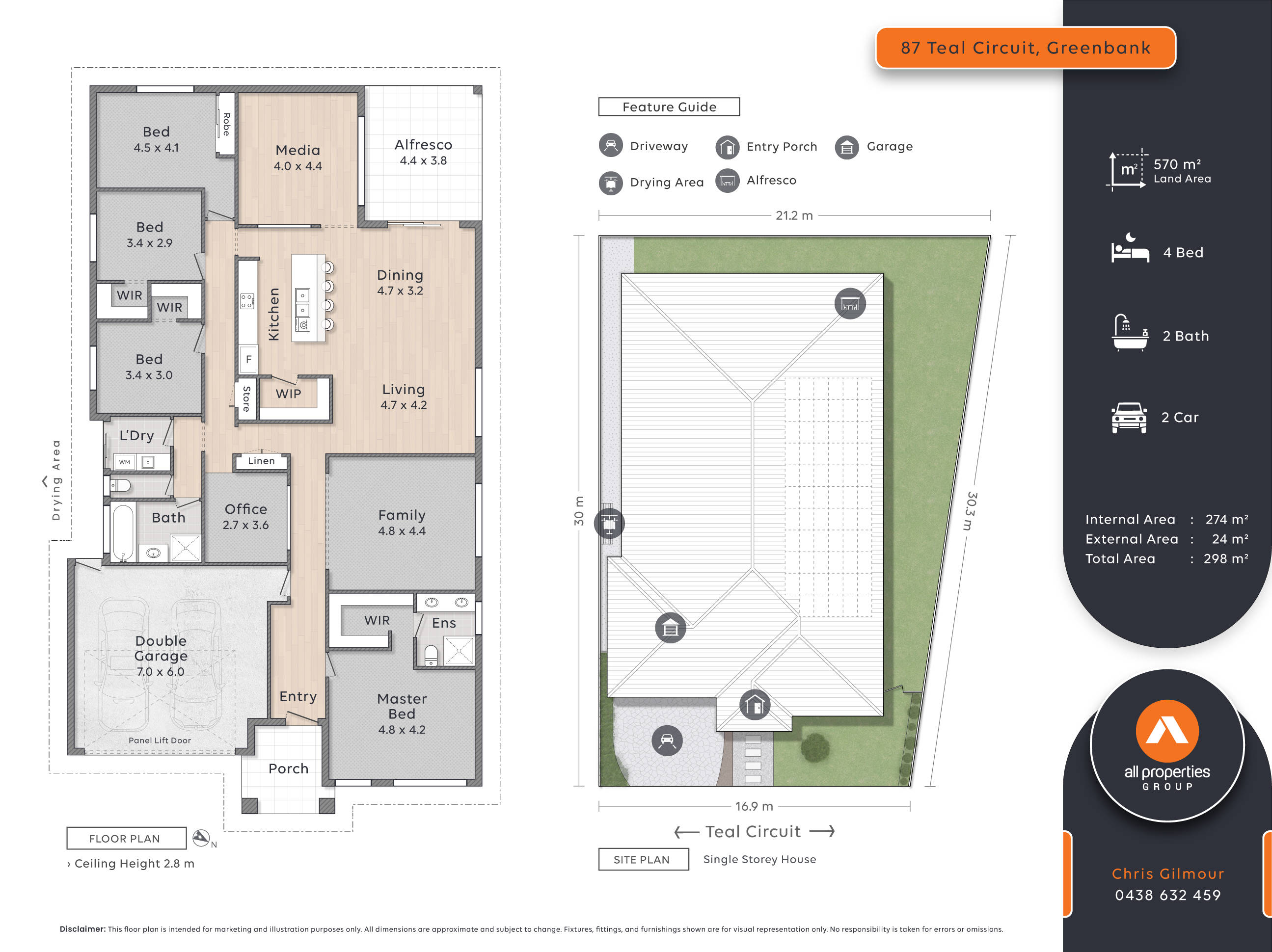 4-bedroom house at 87 TEAL CIRCUIT, Greenbank QLD 4124, , Queensland