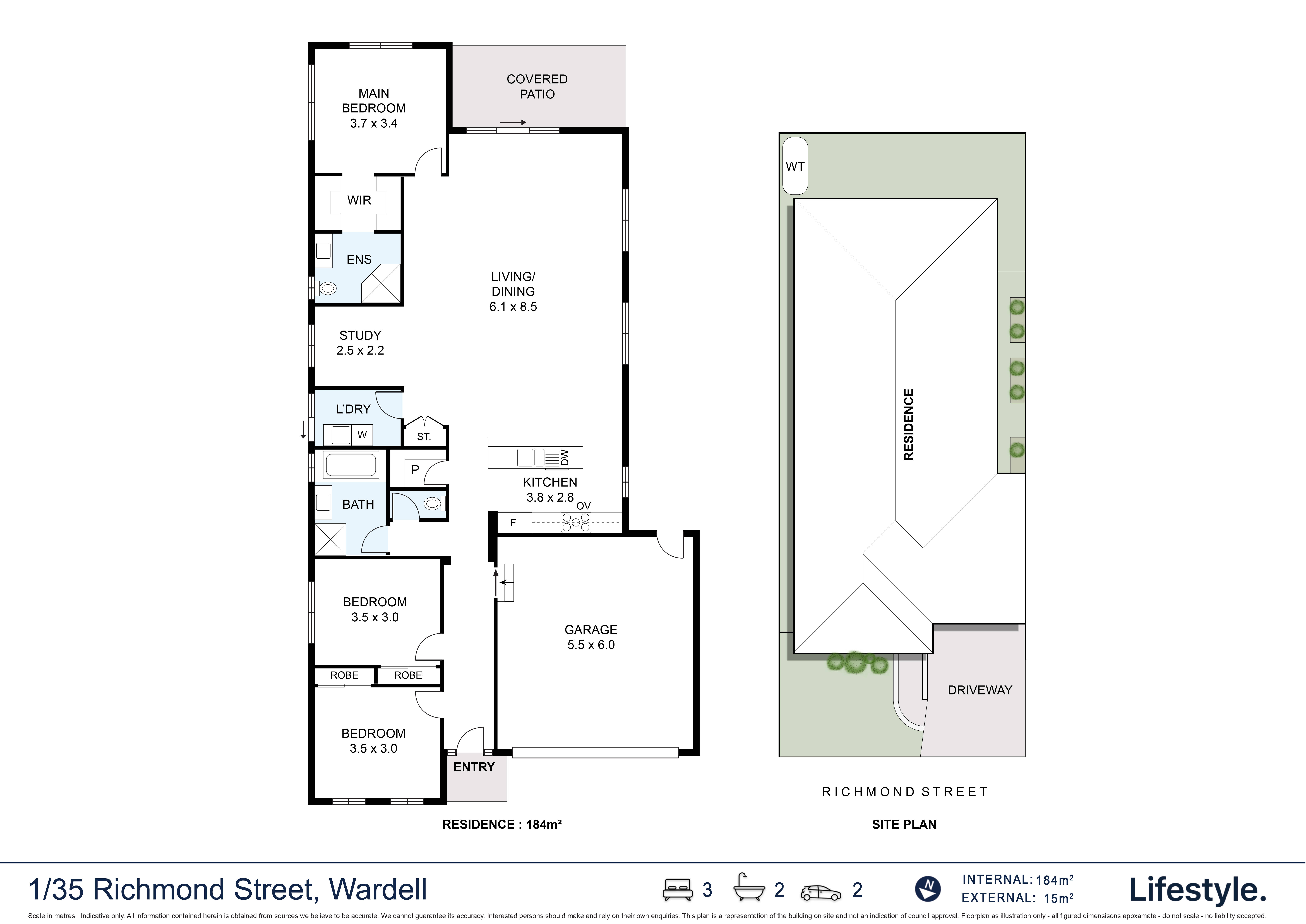 3-bedroom unit at 1/35 Richmond Street, Wardell, Nsw, 2477, Ballina, New South Wales