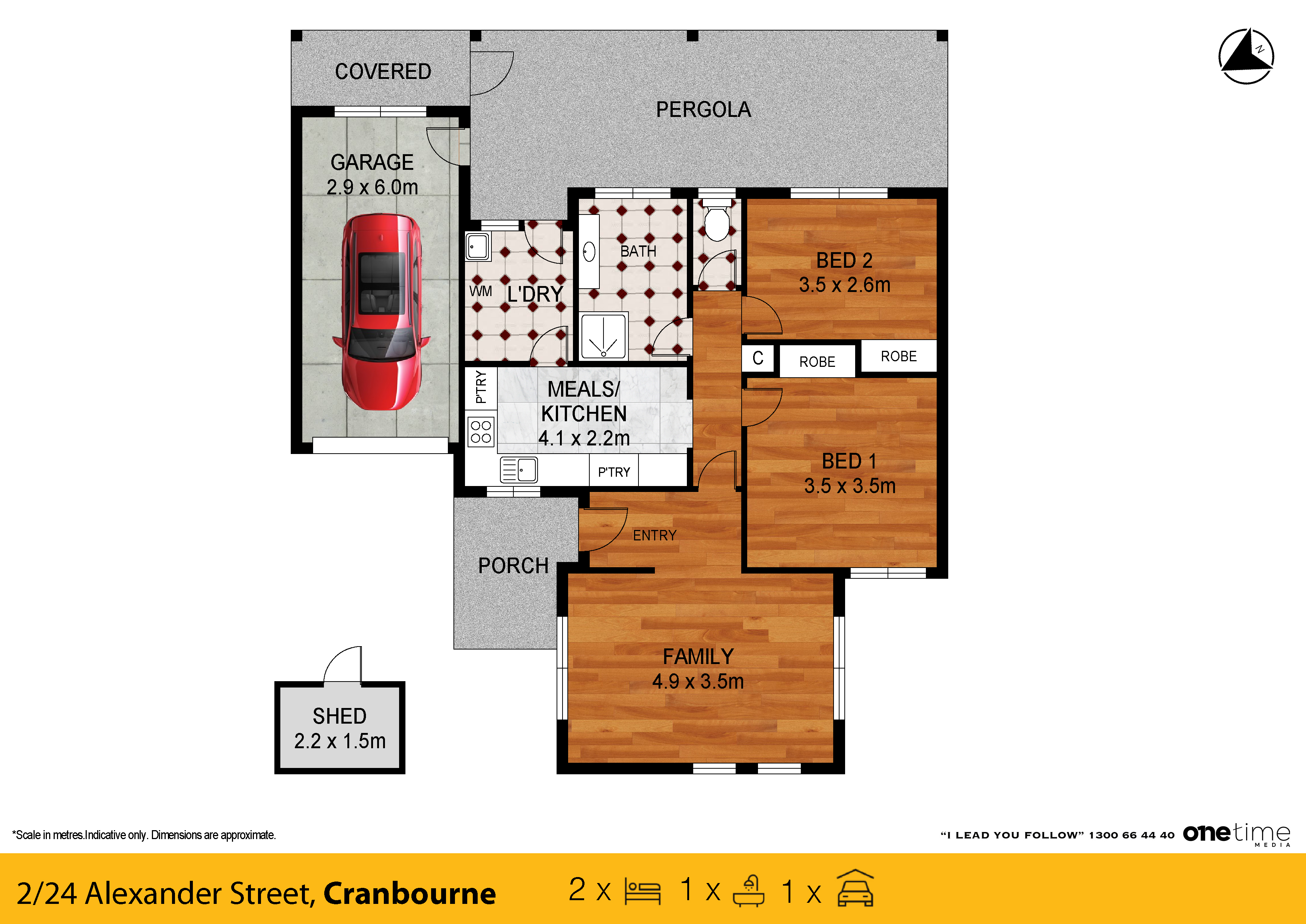 2-bedroom unit at 2/24 Alexander Street, Cranbourne, VIC 3977, Casey, Victoria