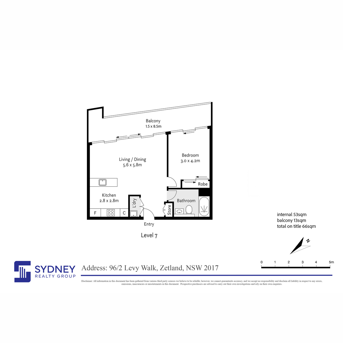 1-bedroom unit at BUILDING P 96 2 LEVY WALK, ZETLAND NSW 2017, Sydney, New South Wales